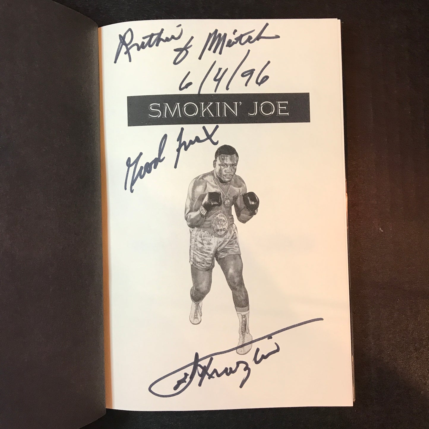 Smokin' Joe: The Autobiography - Joe Frazier and Phil Berger - Signed - 1st Edition - 1996