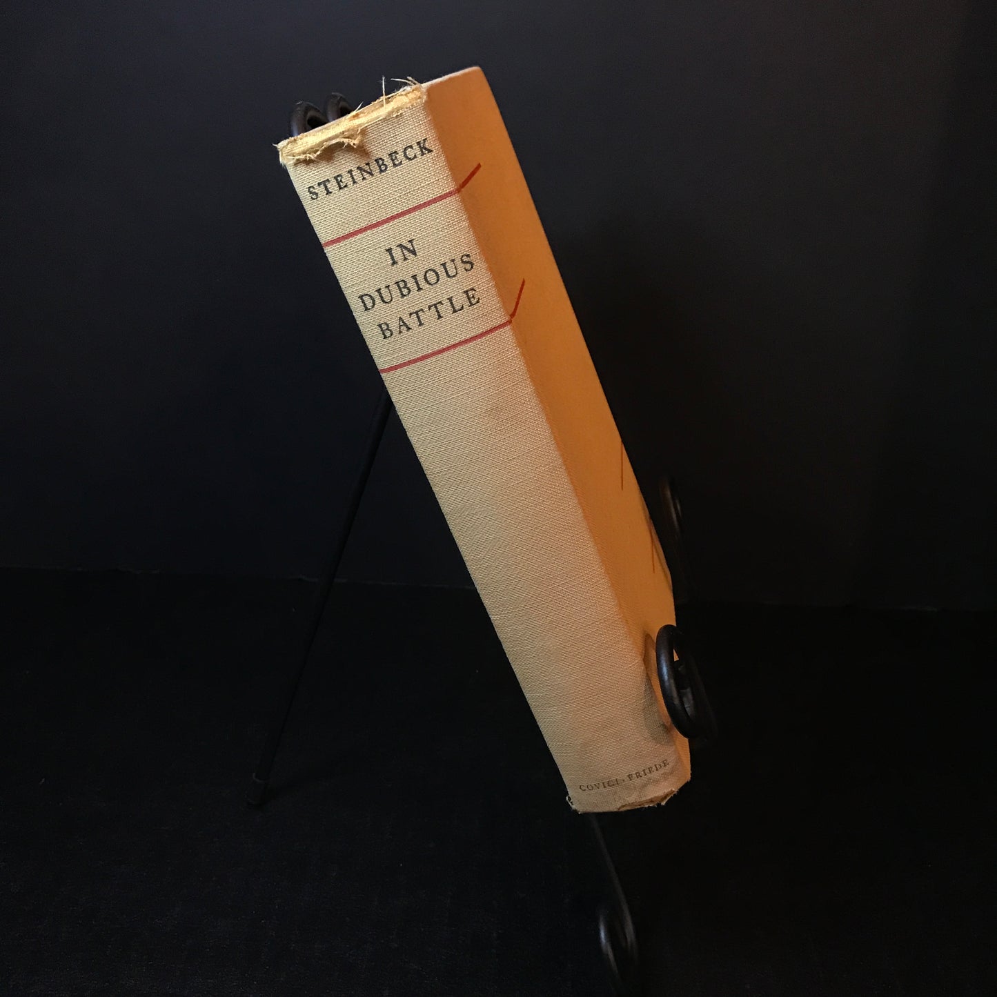 In Dubious Battle - John Steinbeck - 2nd Print - 1936
