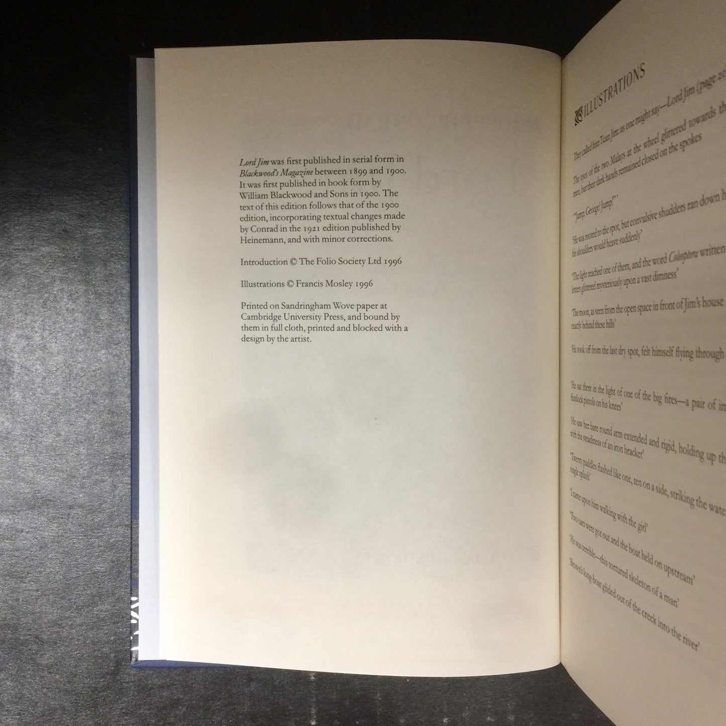 Lord Jim - Joseph Conrad - Folio Society - 1996