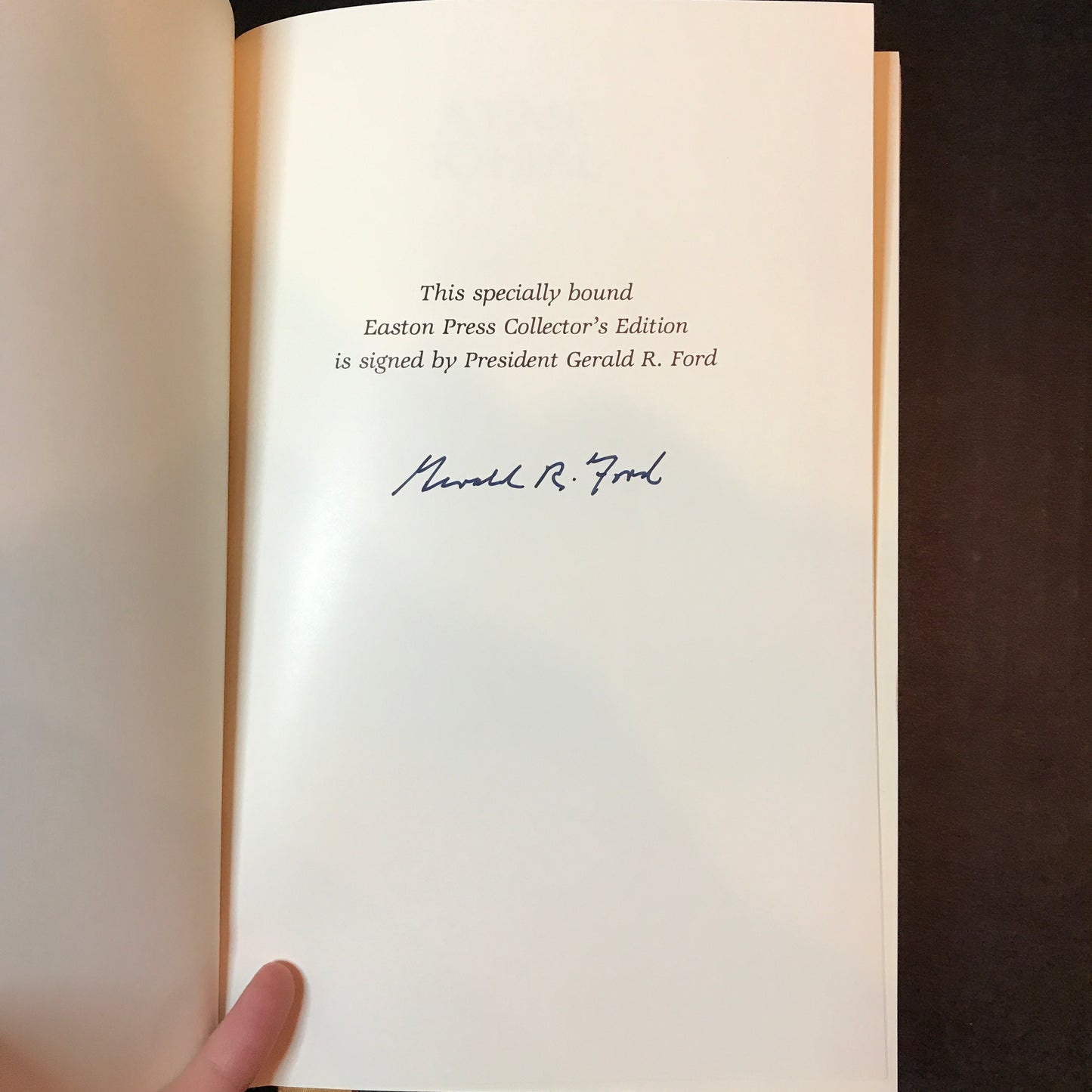 A Time To Heal - Gerald Ford - Signed - Easton Press - 1987