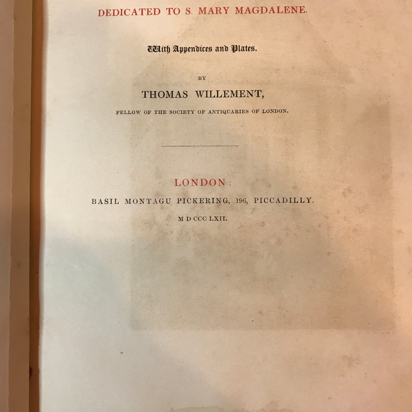 Historical Sketch of the Parish of Davington - Thomas Willement - 1862