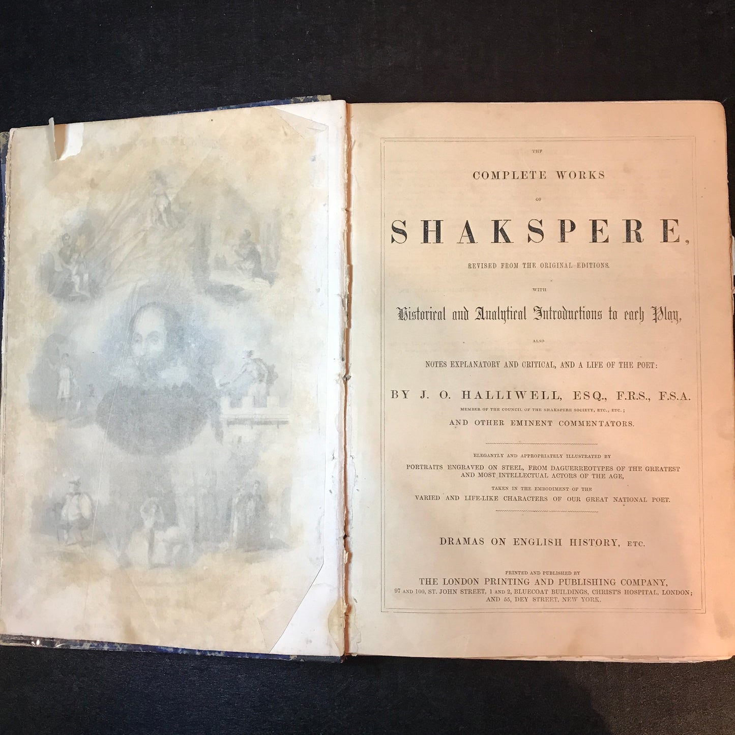 The Complete Works of Shakespere - William Shakespeare - c. 1860's
