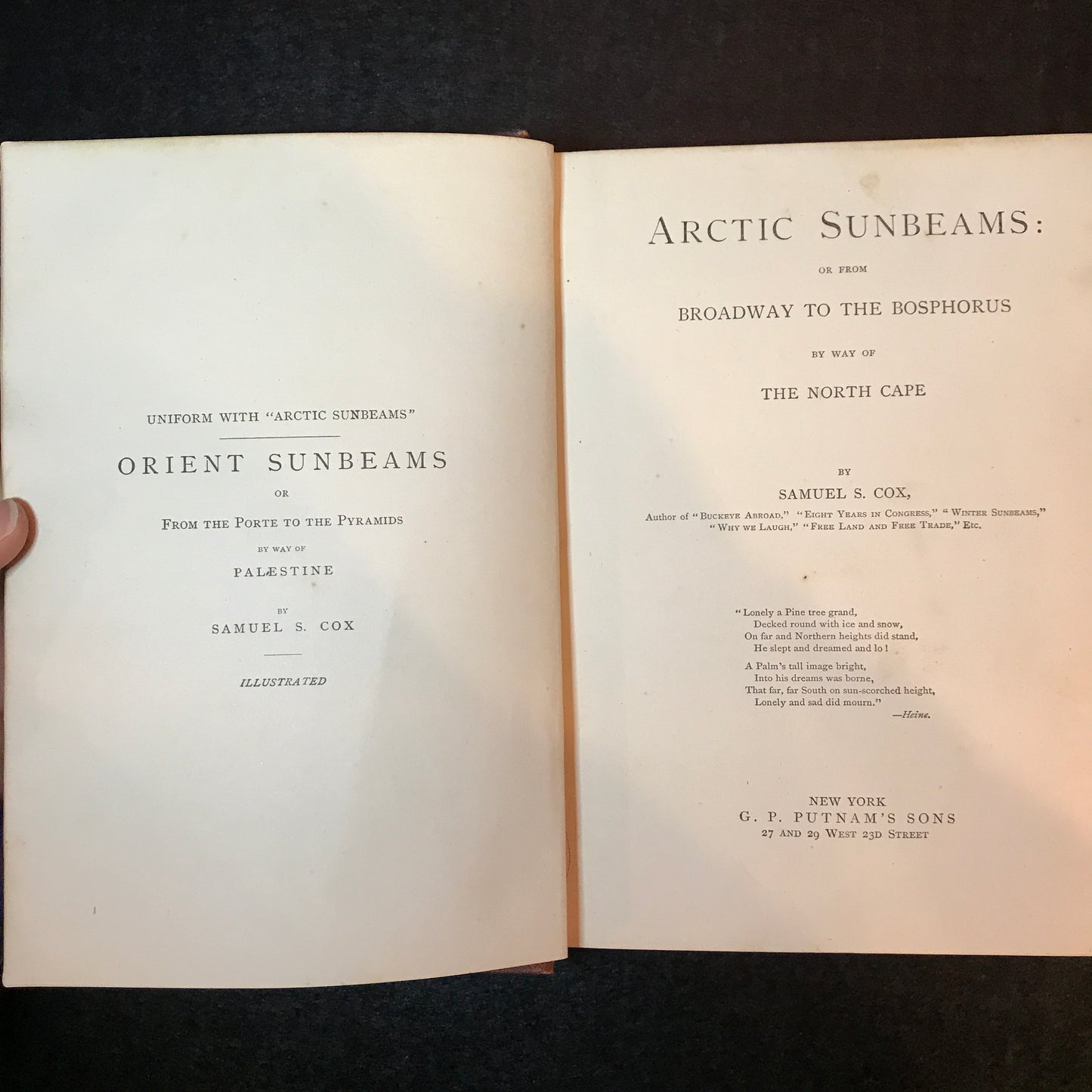 Arctic Sunbeams: Or From Broadway to the Bosphorus - Samuel S. Cox - 1882