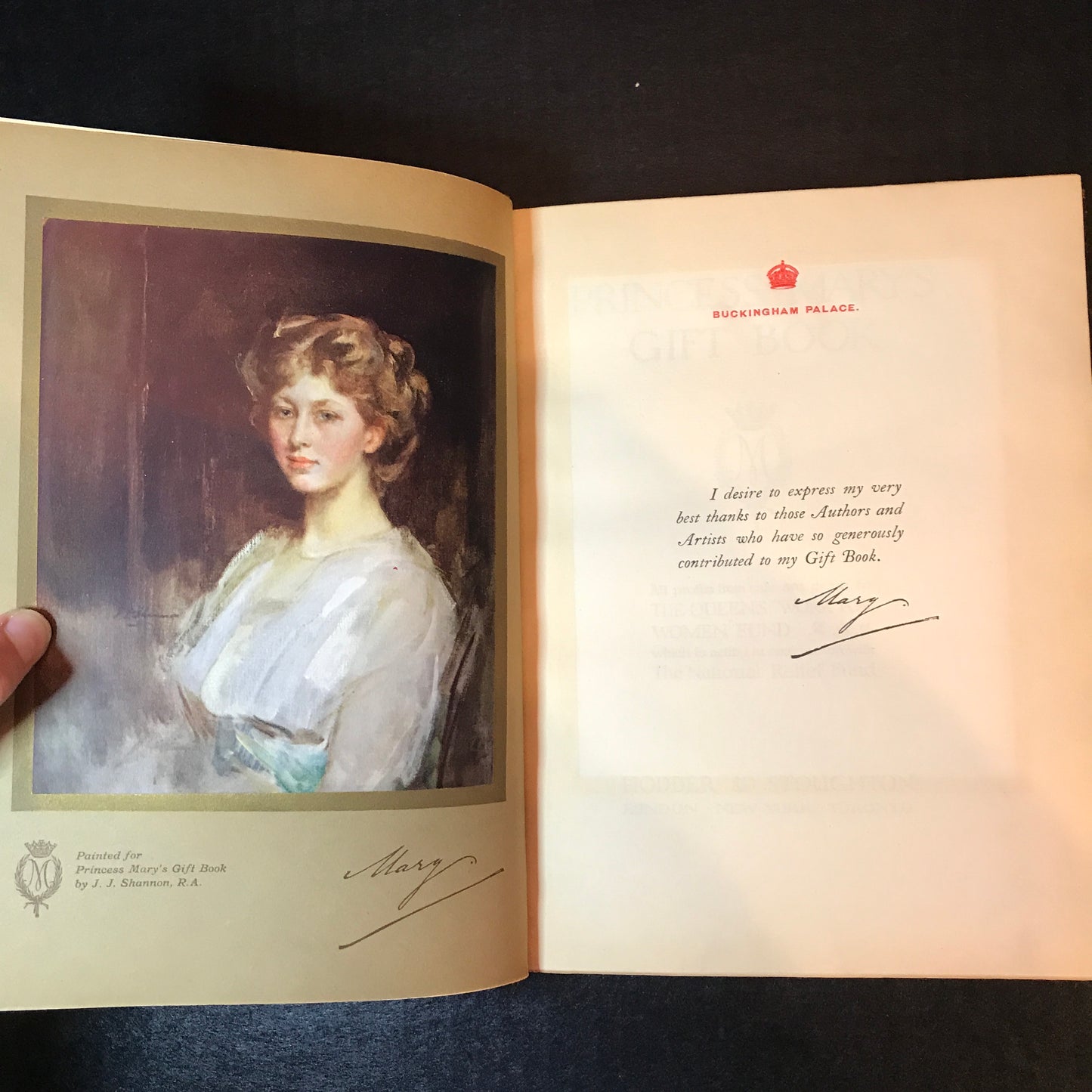 Princess Mary's Gift Book - Hodder & Stoughton Publishing - Color Plates - 1914