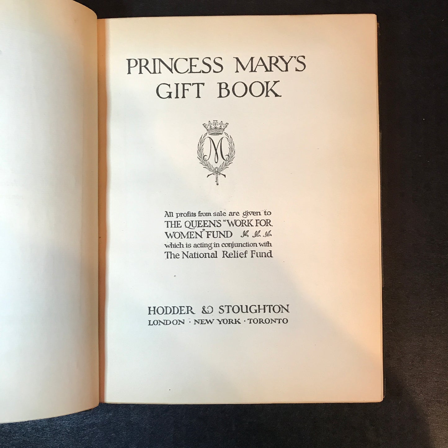 Princess Mary's Gift Book - Hodder & Stoughton Publishing - Color Plates - 1914