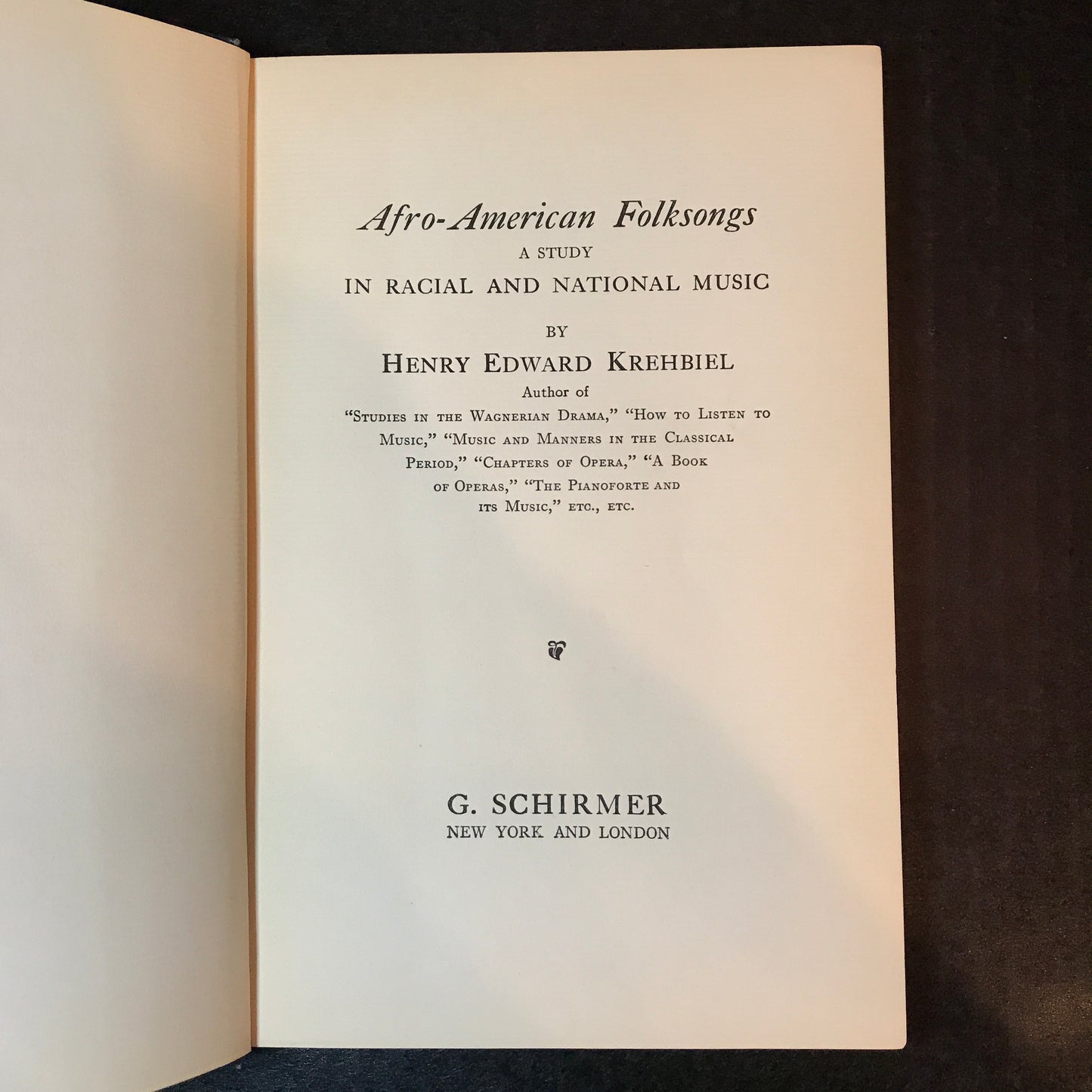 Afro-American Folksongs - Henry Edward Krehbiel - 1st Edition - 1914