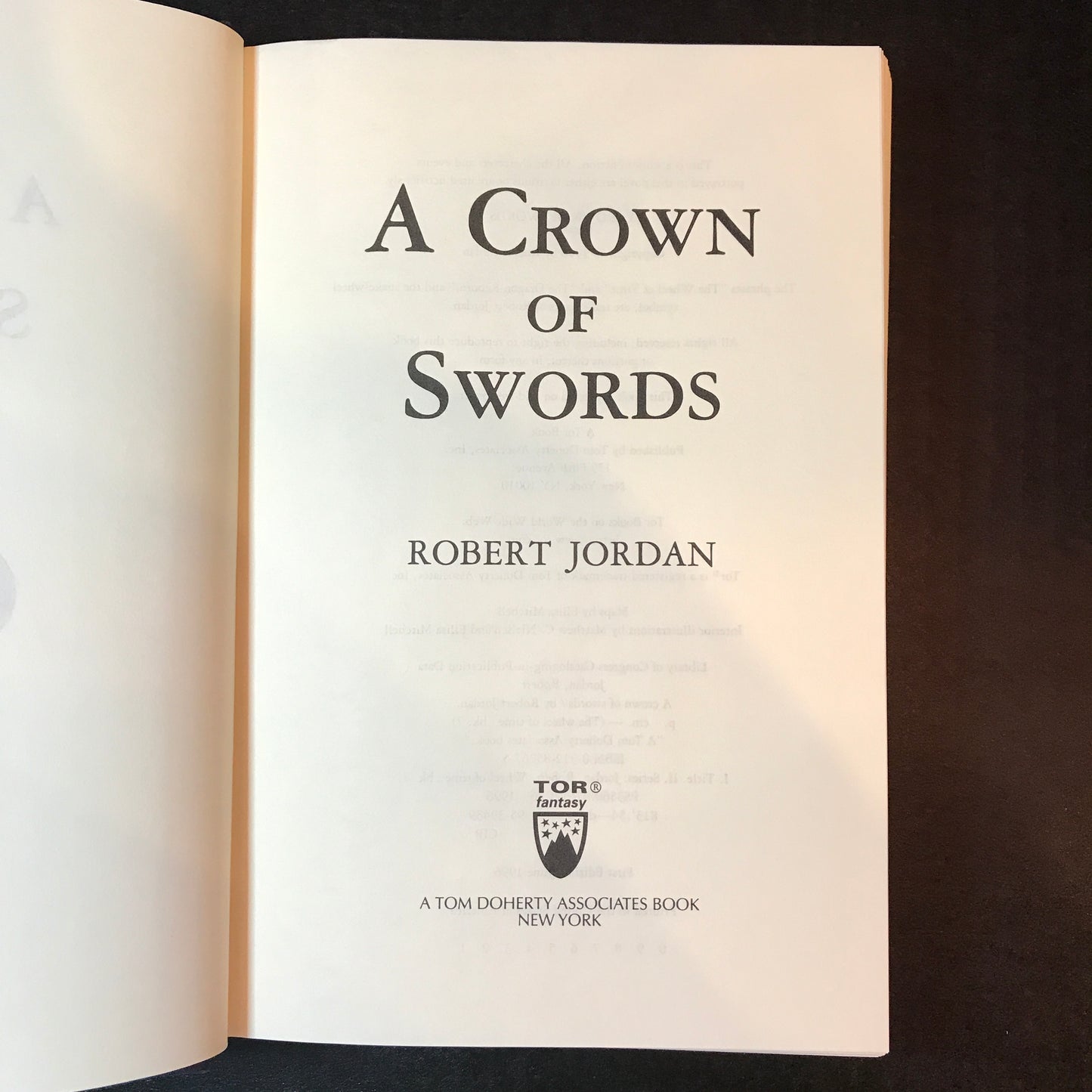 A Crown of Swords - Robert Jordan - 1st Edition - 1996