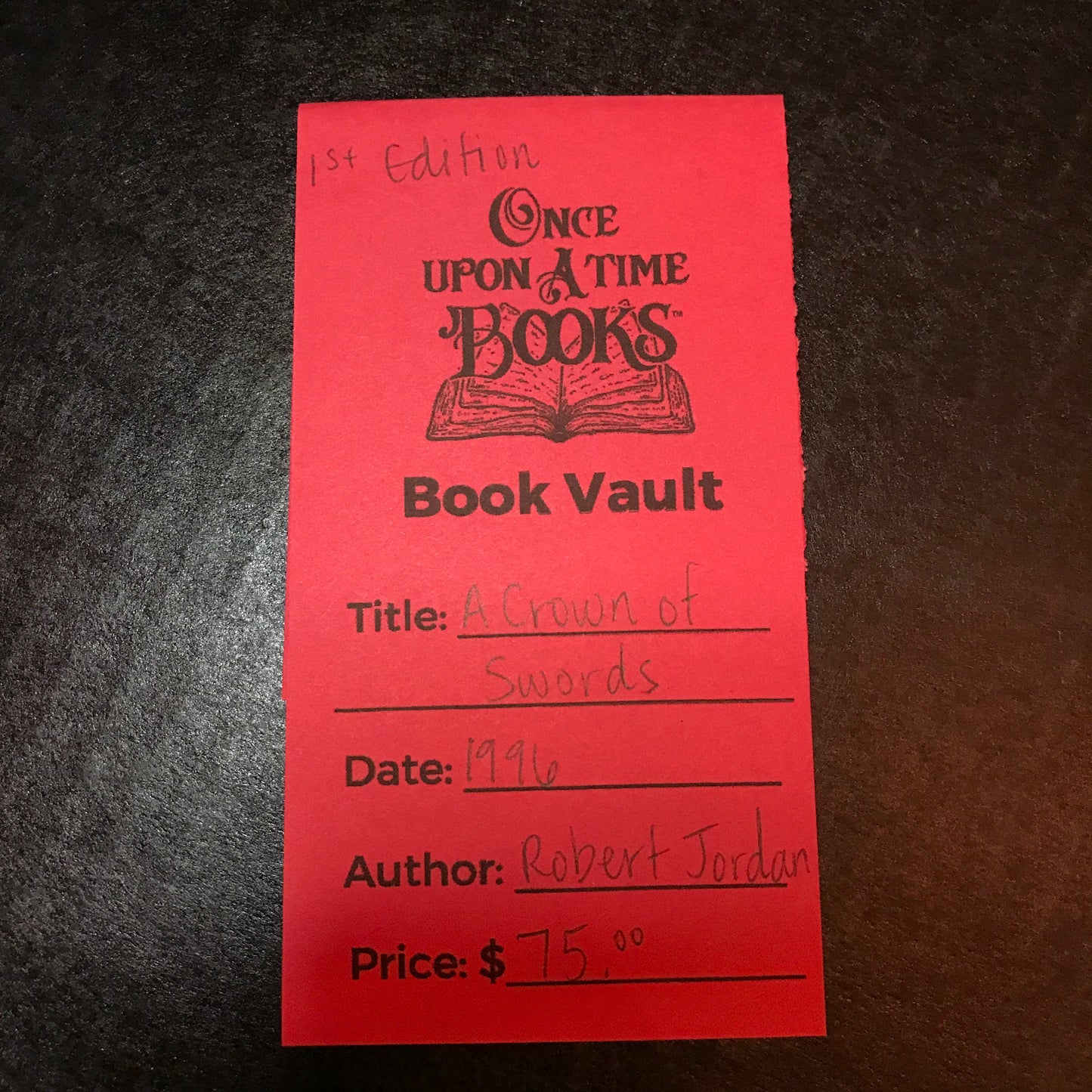 A Crown of Swords - Robert Jordan - 1st Edition - 1996