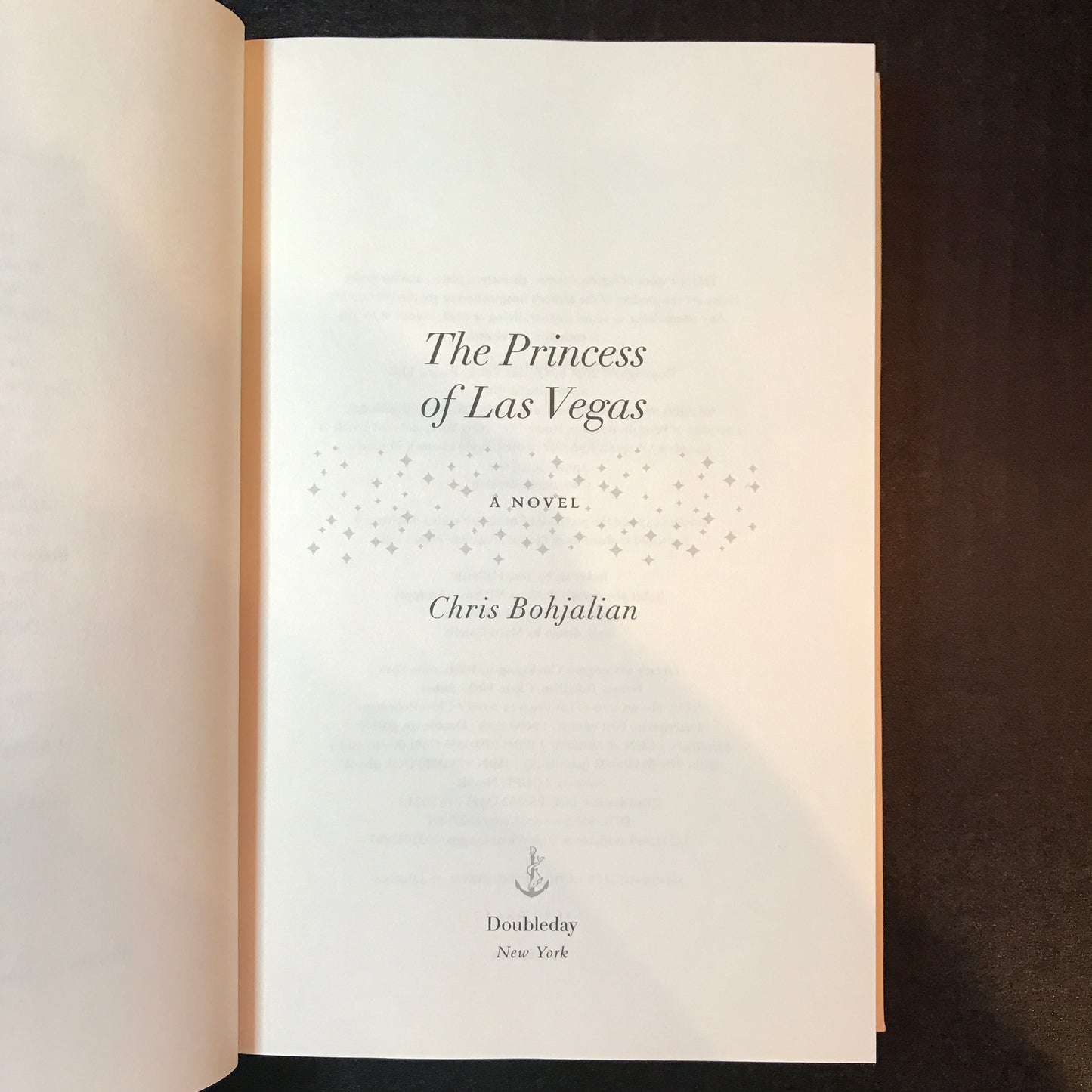 The Princess of Las Vegas - Chris Bohjalian - Signed - 1st Edition - 2024