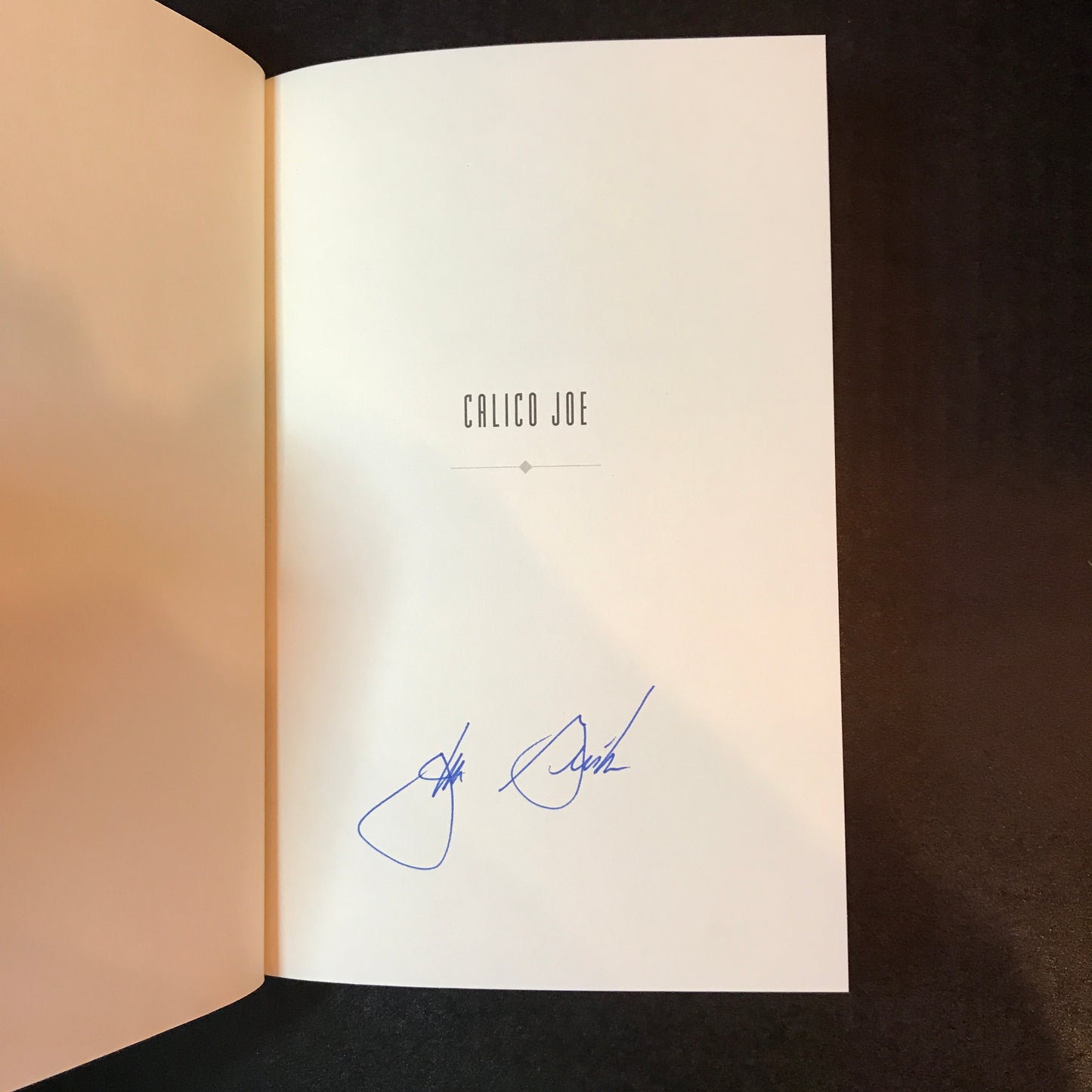 Calico Joe - John Grisham - 1st Edition - Signed - 2012