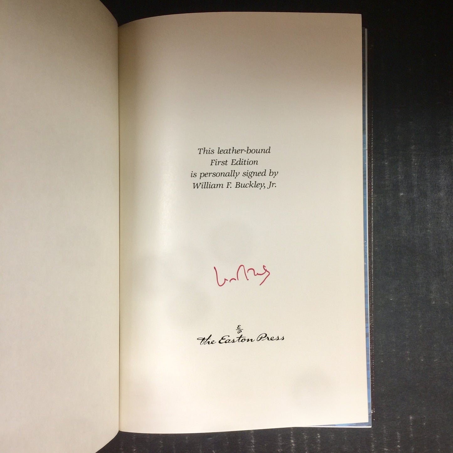 Windfall - William F. Buckley Jr. - Signed by Author - First Edition - Easton Press - 1992