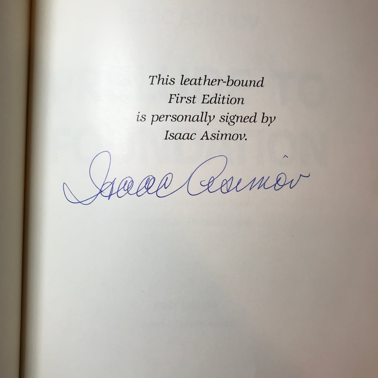 Prelude to Foundation - Isaac Asimov - Signed - 1st Edition - Easton Press - 1988