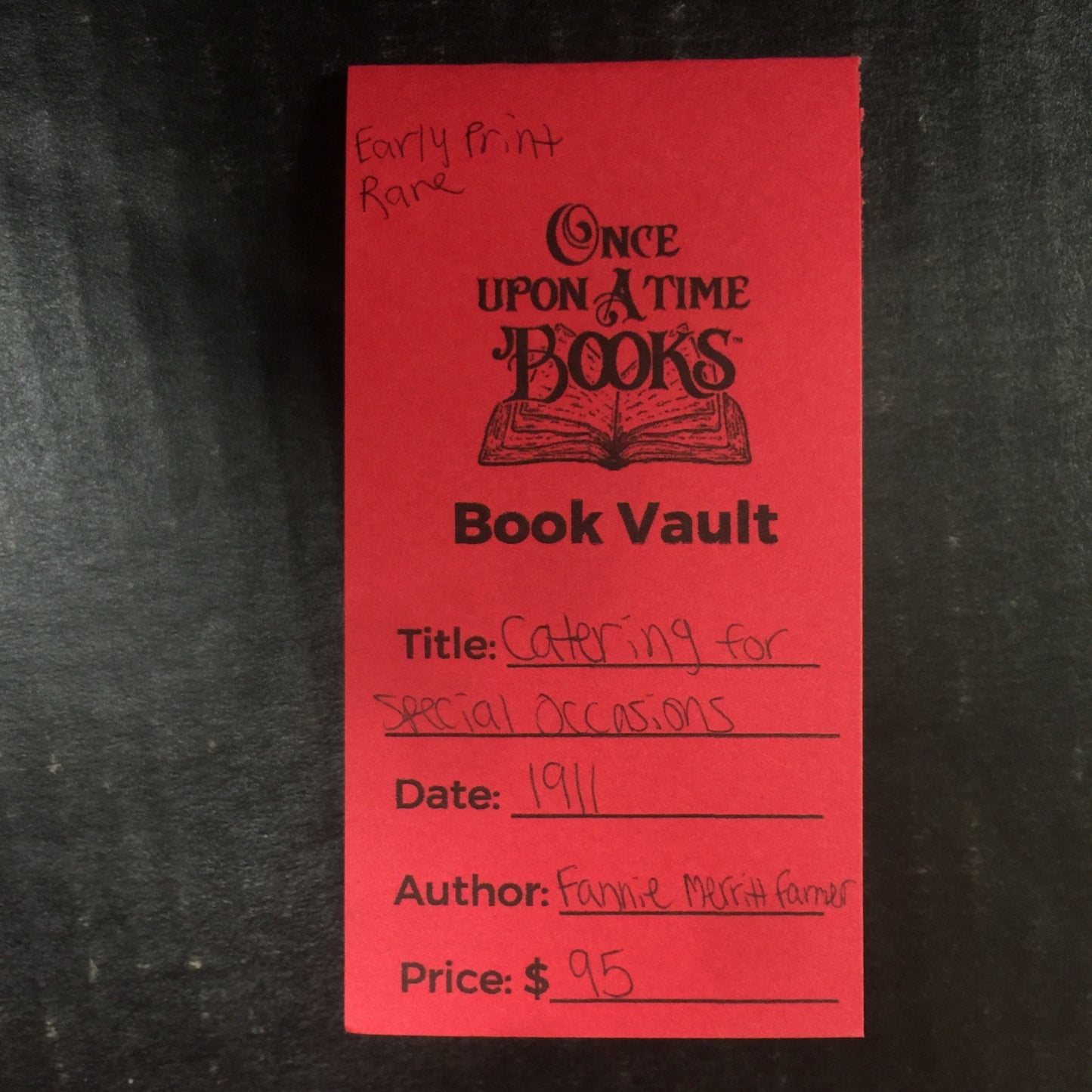 Catering for Special Occasions - Fannie Merritt Farmer - Early Print - Rare - 1911