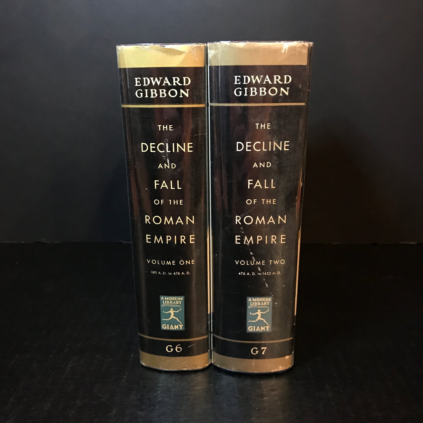 The Decline and Fall of the Roman Empire - Edward Gibbon - 2 Volumes - c. 1930's