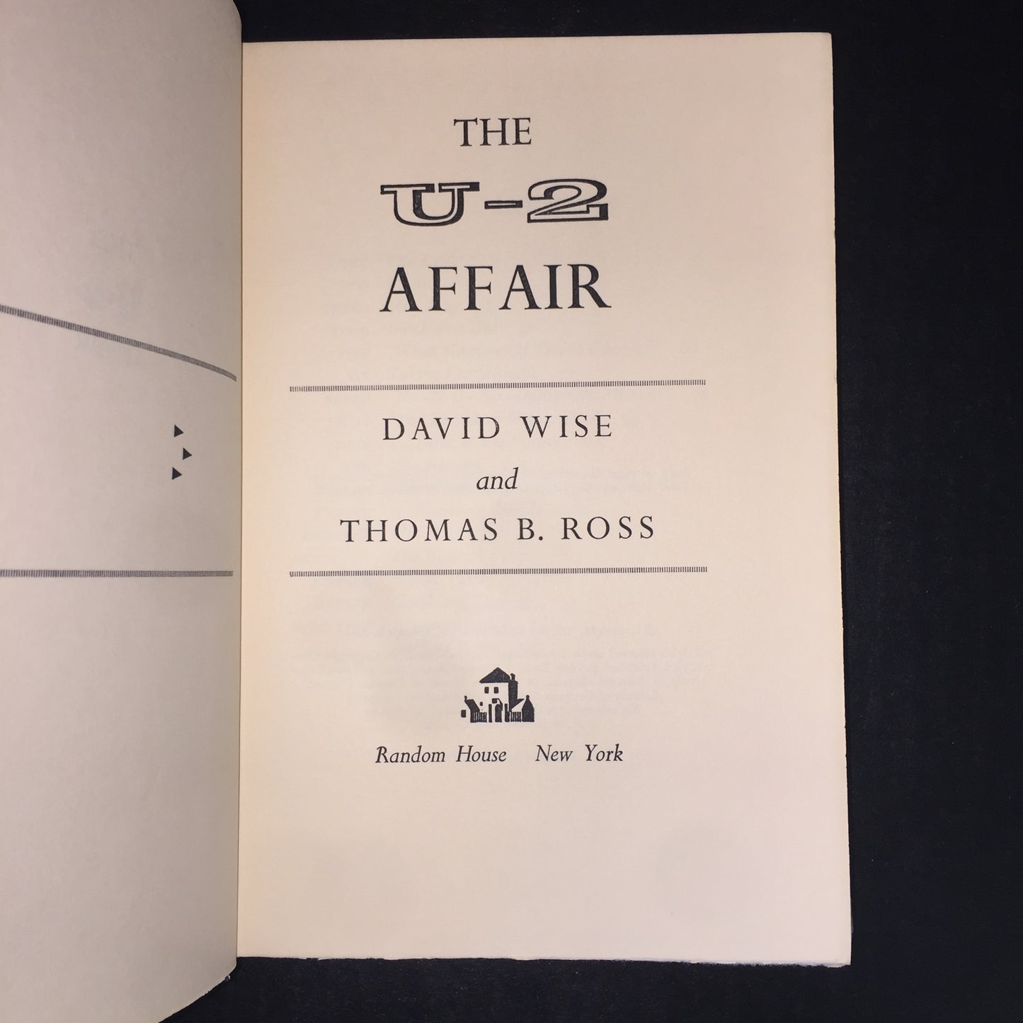 The U-2 Affair - David Wise and Thomas B. Ross - 1962