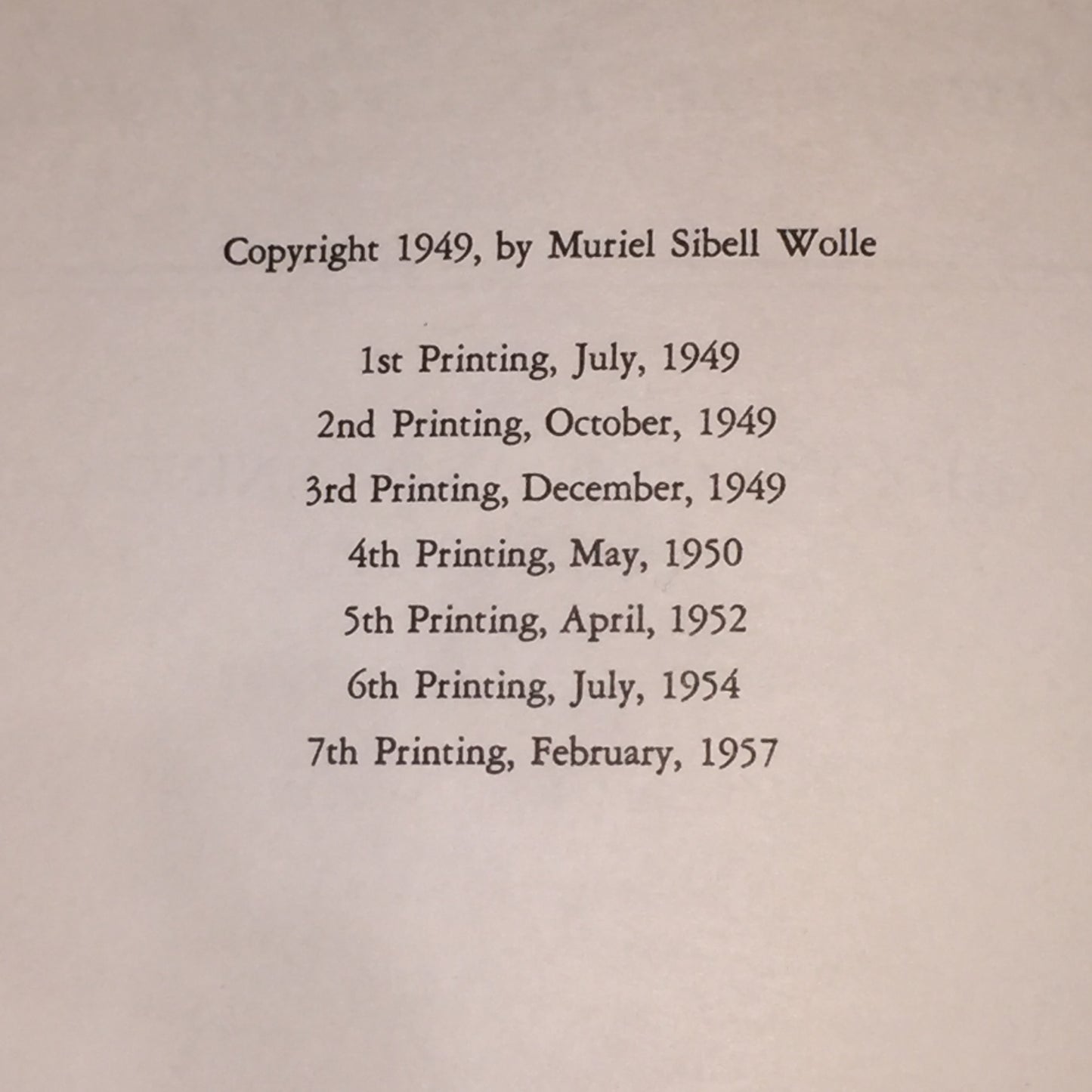 Stampede to Timberline - Muriel Wolle - Signed - 1953