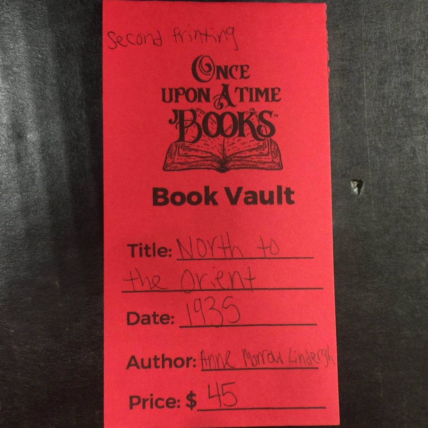 North to the Orient - Anne Morrow Lindbergh - Second Printing - 1935