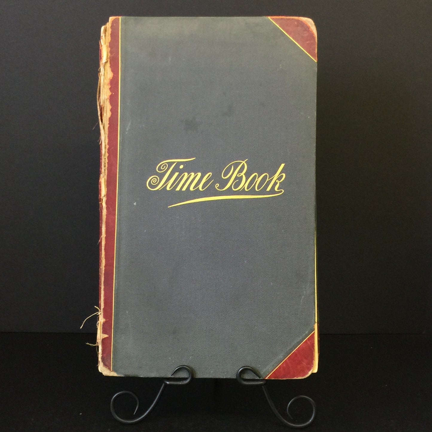 Time Book - Only Written in on the Last Page - c. 1800's