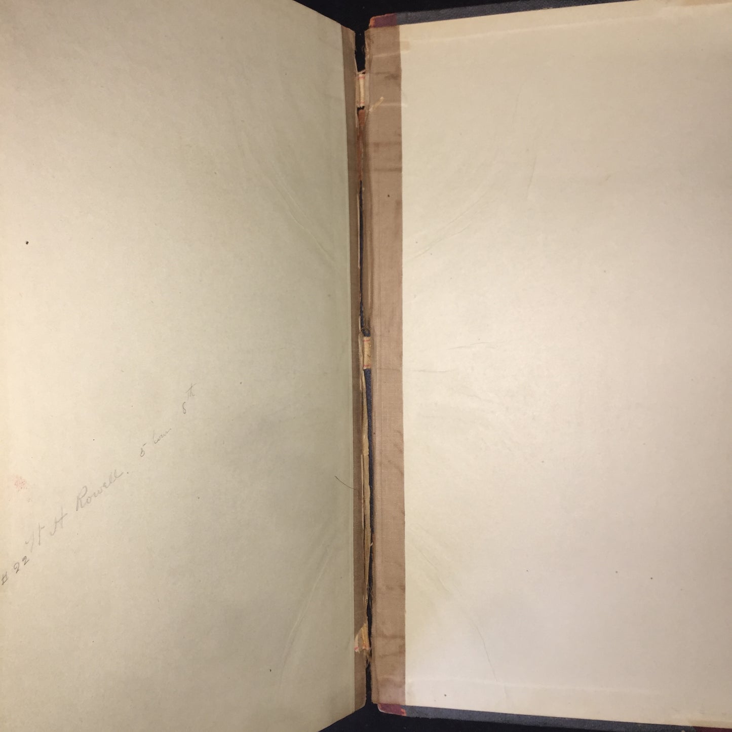 Time Book - Only Written in on the Last Page - c. 1800's