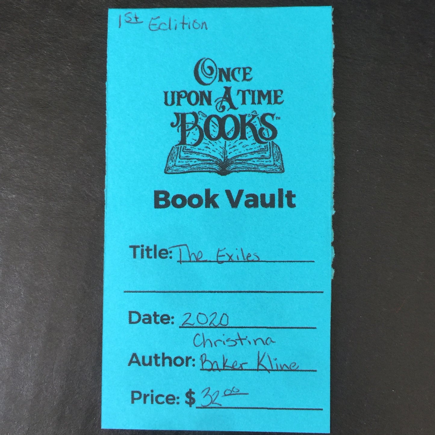 The Exiles - Christina Baker Kline - 1st Edition - 2020