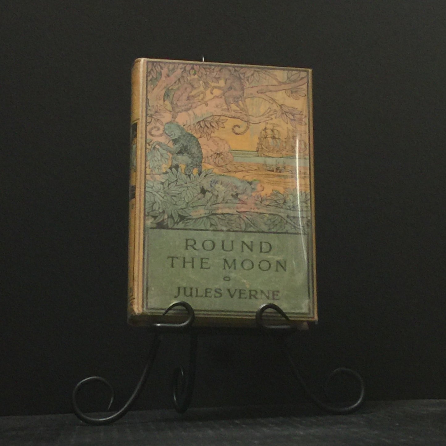 Round the Moon - Jules Verne - Early UK Printing - 1873