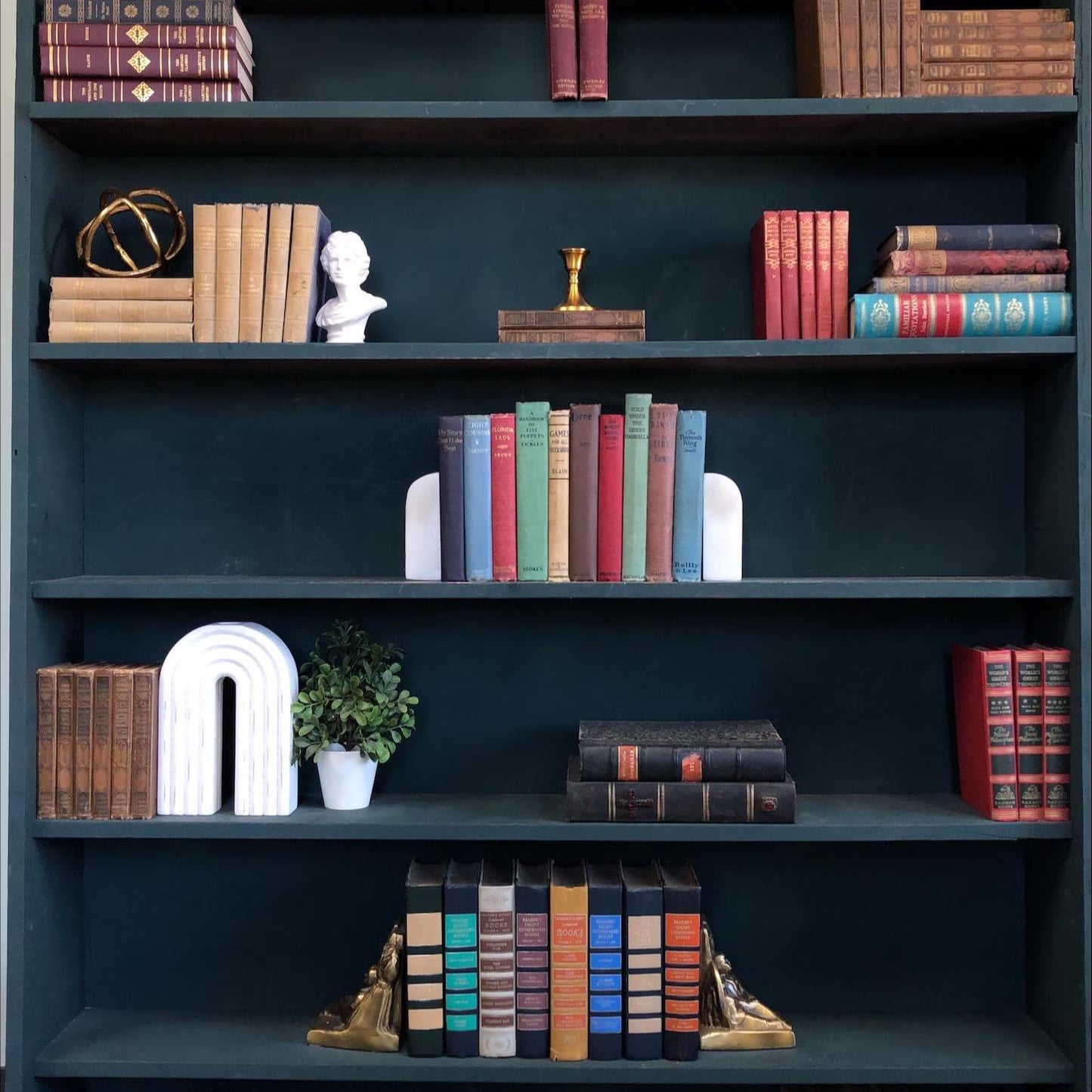 Vintage Hardcover Books by the Foot: Juvenile Readers