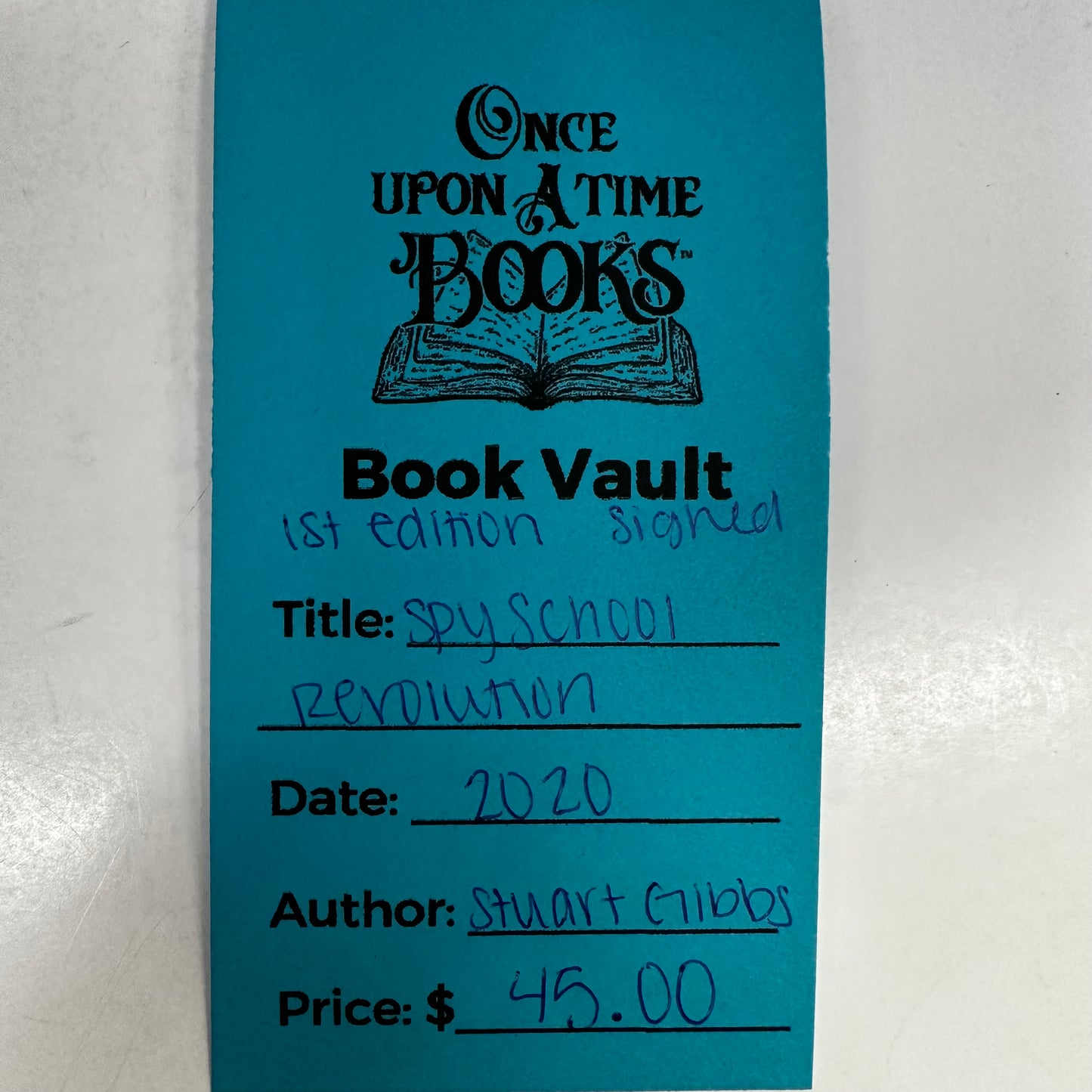 Spy School Revolution - Stuart Gibbs - 1st Edition - Signed - 2020