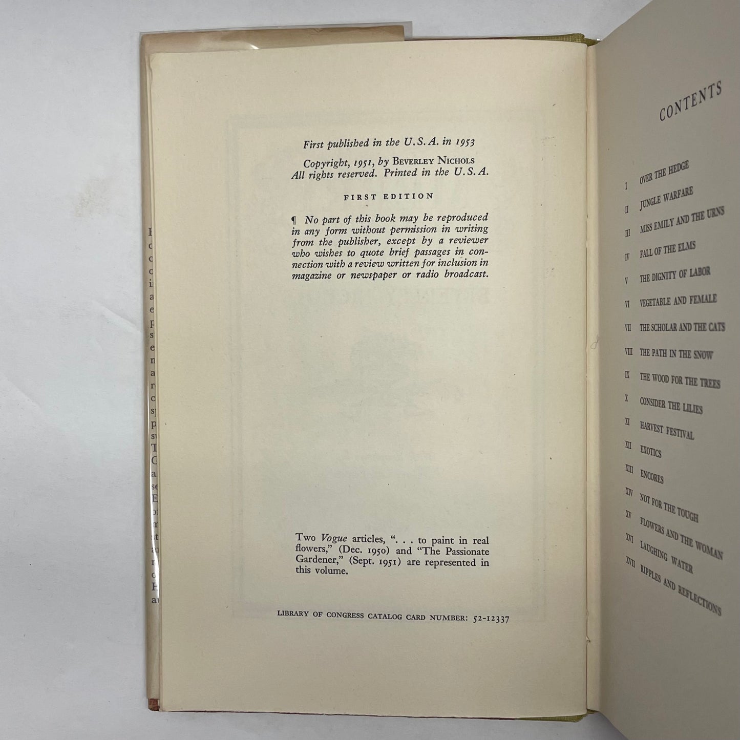 Merry Hall - Beverley Nichols - 1st Edition - 1953