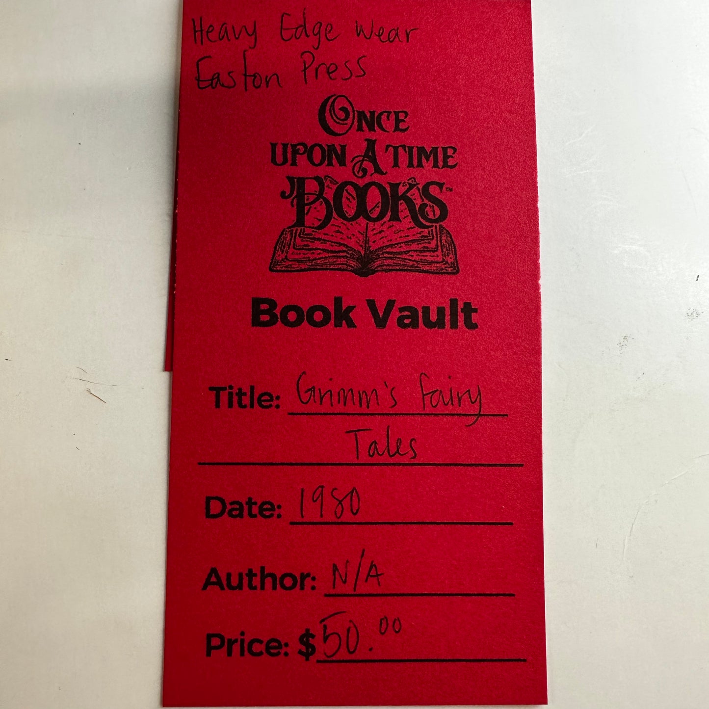 Grimm’s Fairy Tales - N/A - Easton Press - Heavy Edge Wear - 1980