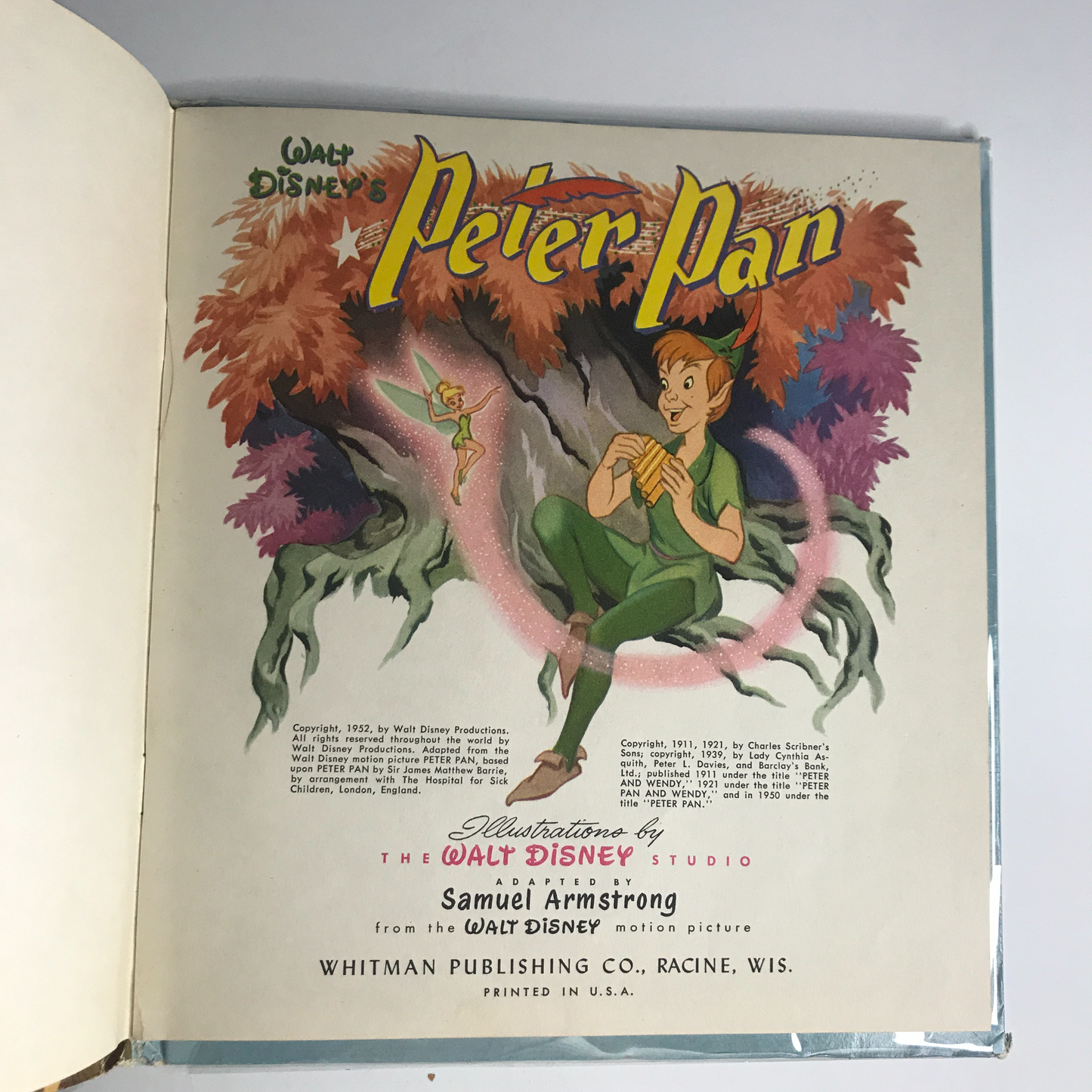 Walt Disney's Peter Pan - Disney - 1952 - Adapted by Samuel Armstrong