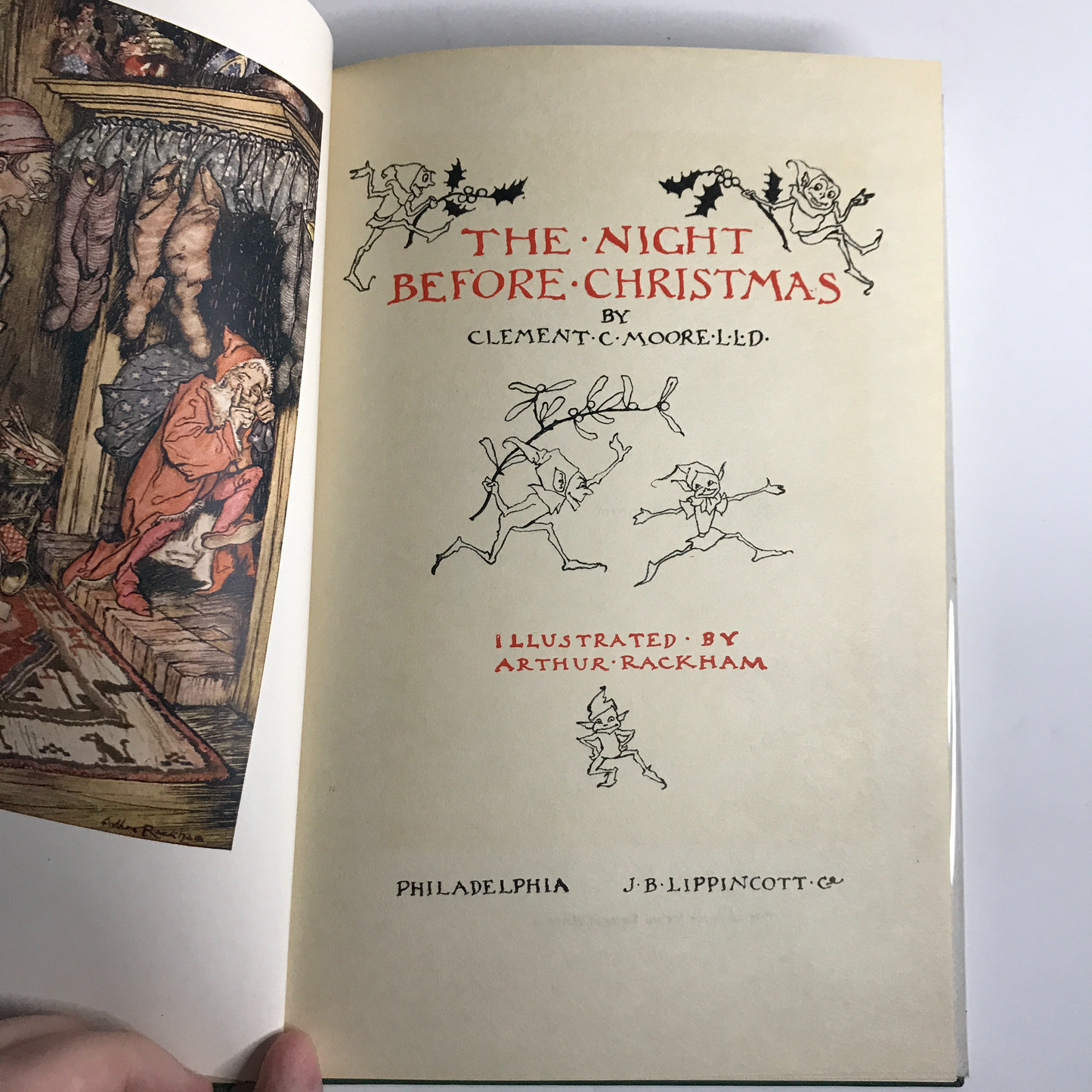 The Night Before Christmas - Illustrated by Arthur Rackham - 1960