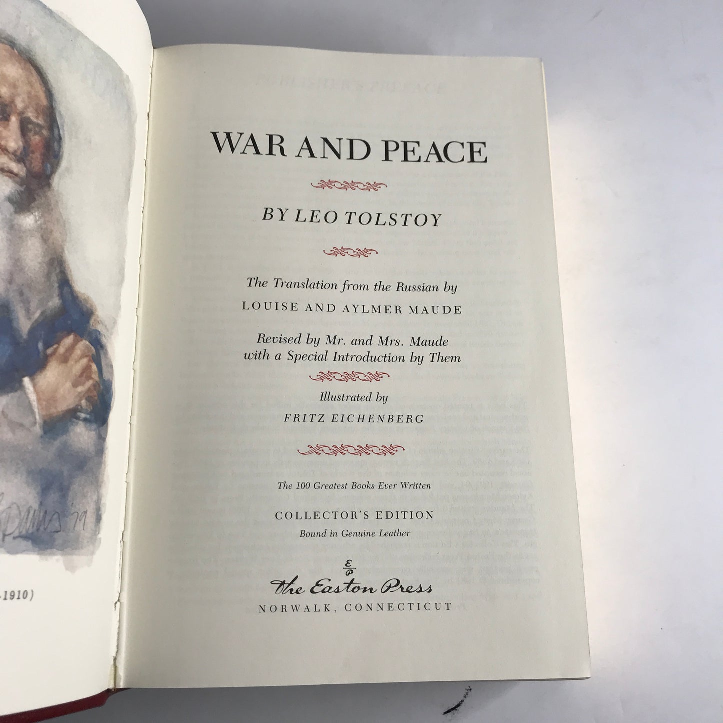 War And Peace - Leo Tolstoy - Easton Press - 1981