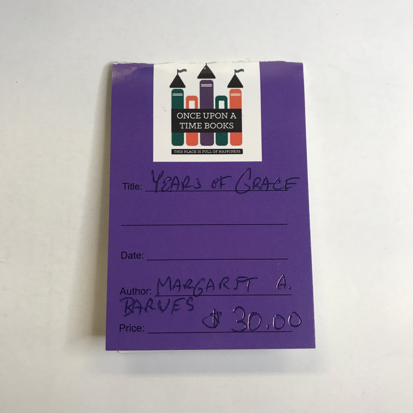 Years of Grace - Margaret Ayer Barnes - Franklin Library - 1976