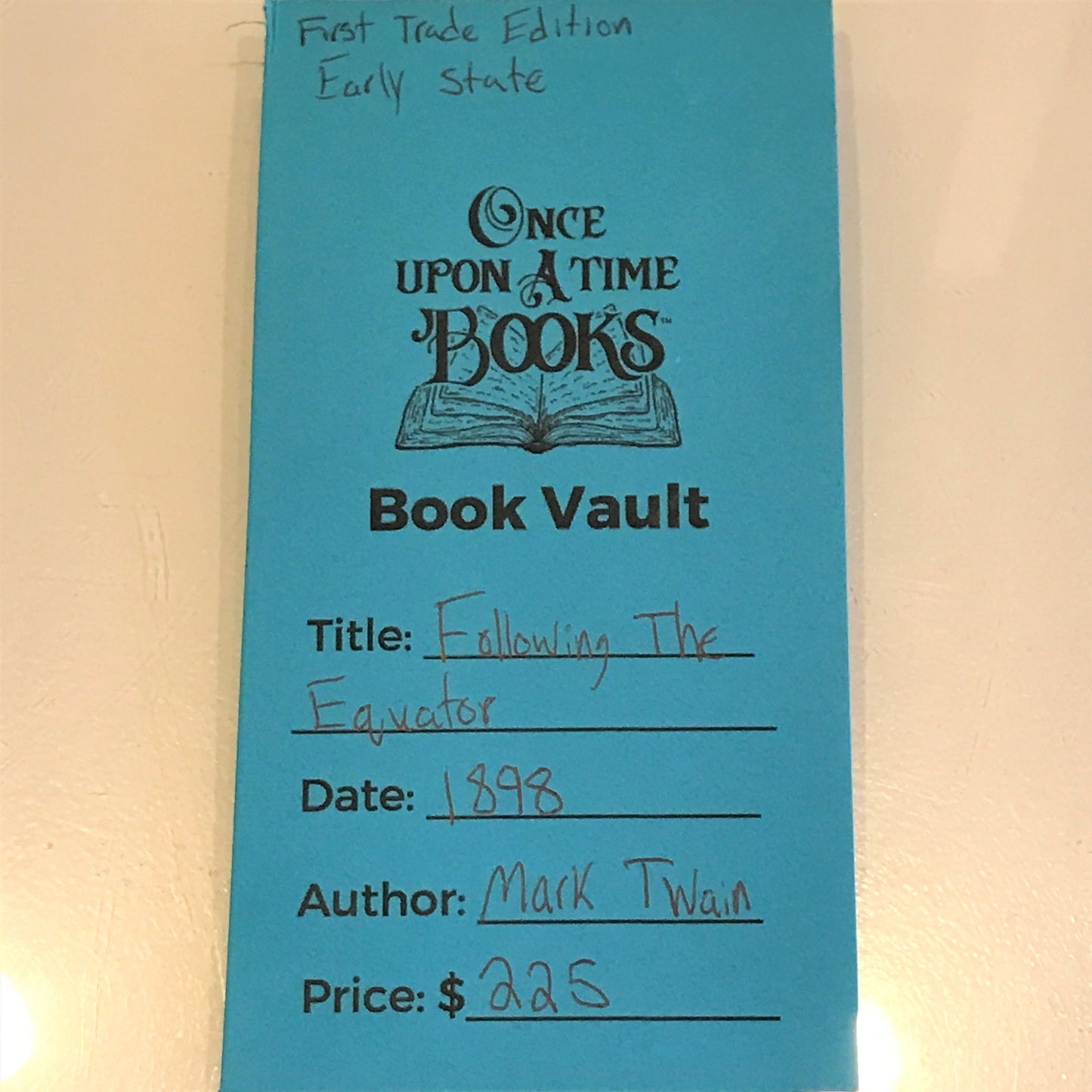 Following the Equator - Mark Twain - 1898 - First Trade Edition - Portrait with FACSIMILE Signature