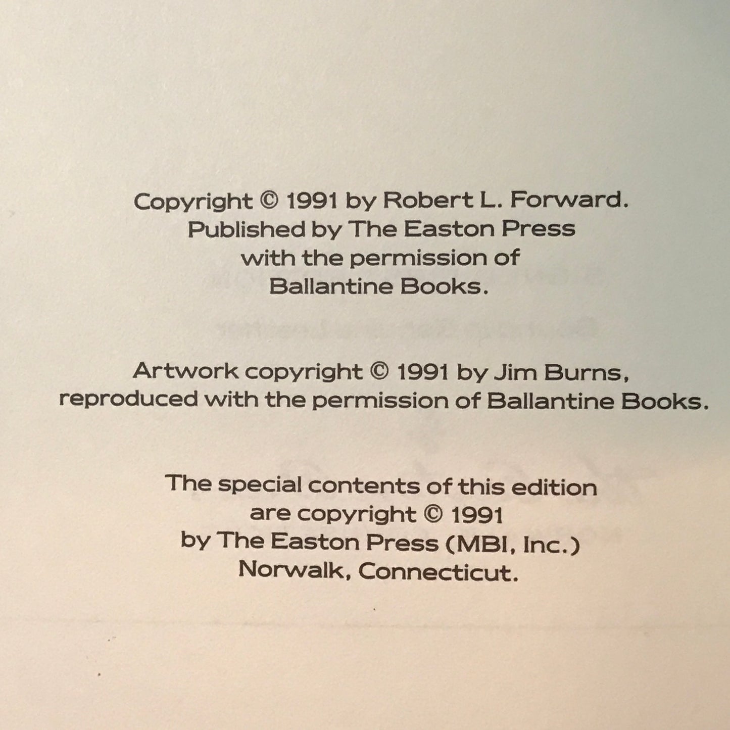 Martian Rainbow - Robert L. Forward - Signed - 1st Edition - Easton Press - 1991