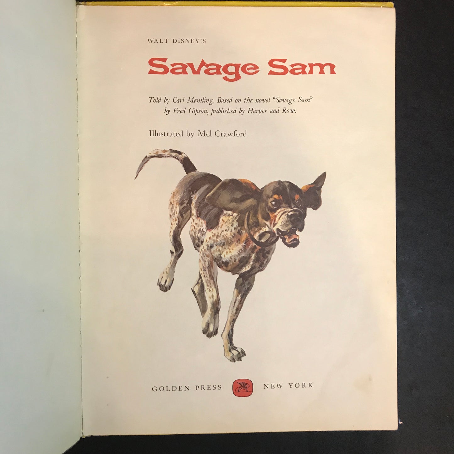 Savage Sam - Walt Disney - 1st Thus - 1963