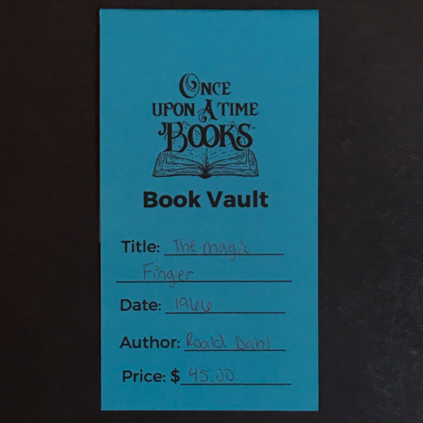 The Magic Finger - Roald Dahl - 1966