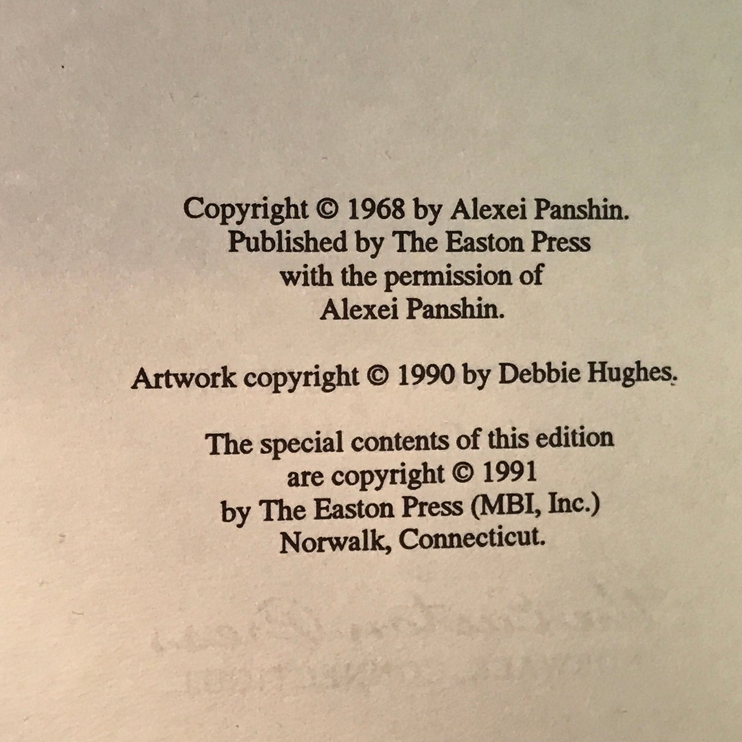 Rite of Passage - Alexei Panshin - Easton Press - 1991