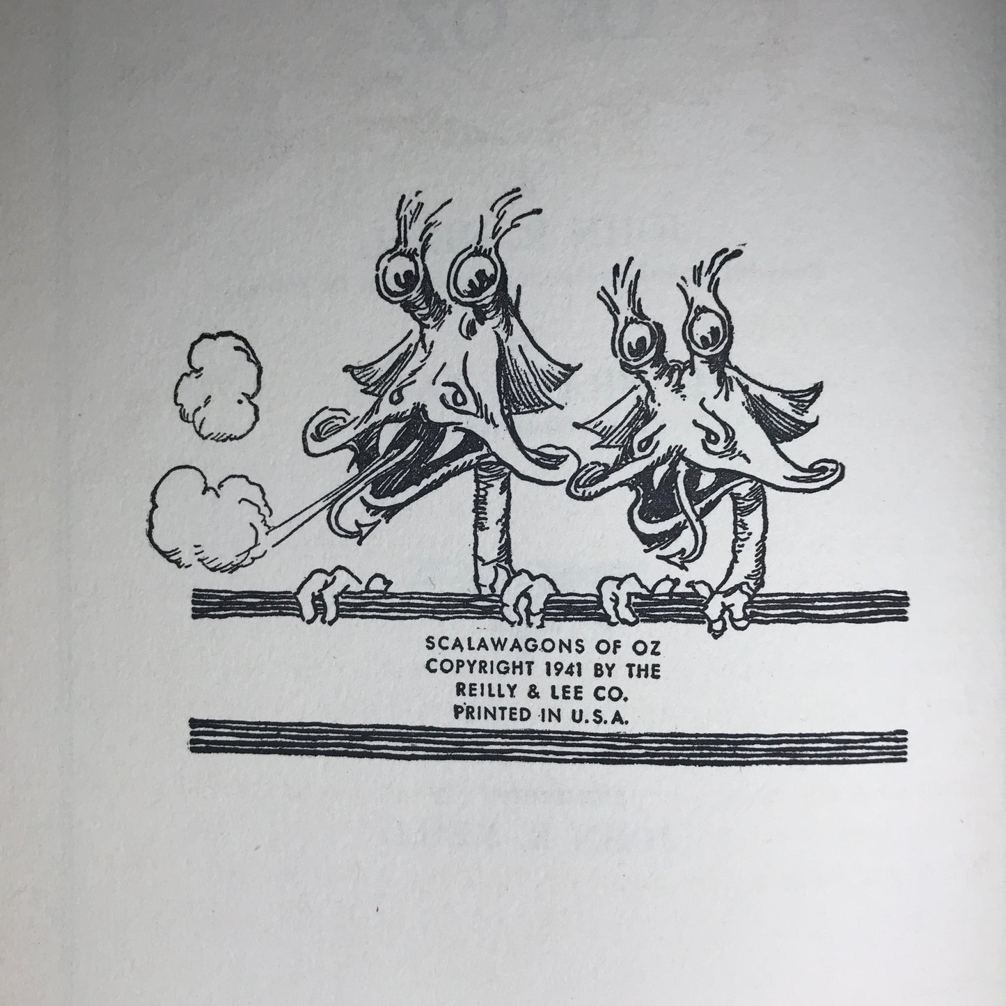 The Scalawagons of Oz - John R. Neill - L. Frank Baum - 1941 - 1st Edition