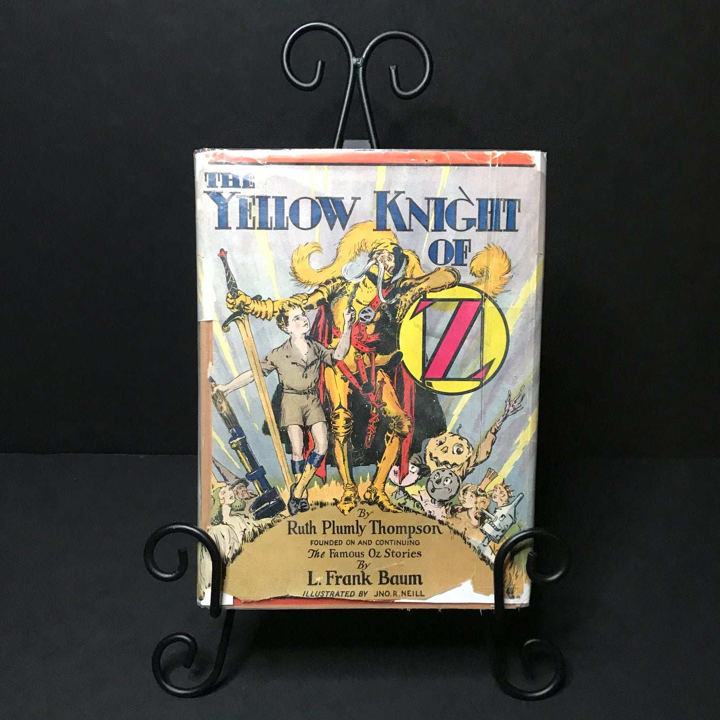 The Yellow Knight of Oz - Ruth Plumly Thompson - L. Frank Baum - 1930 - Later Printing Dust Jacket