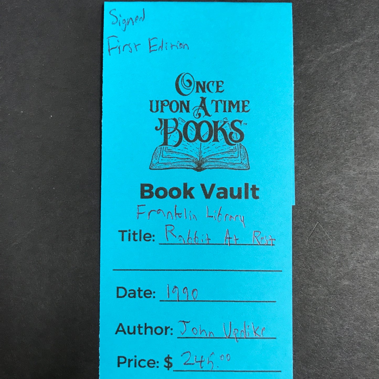 Rabbit At Rest - John Updike - 1st Edition - Signed - Franklin Library - 1990