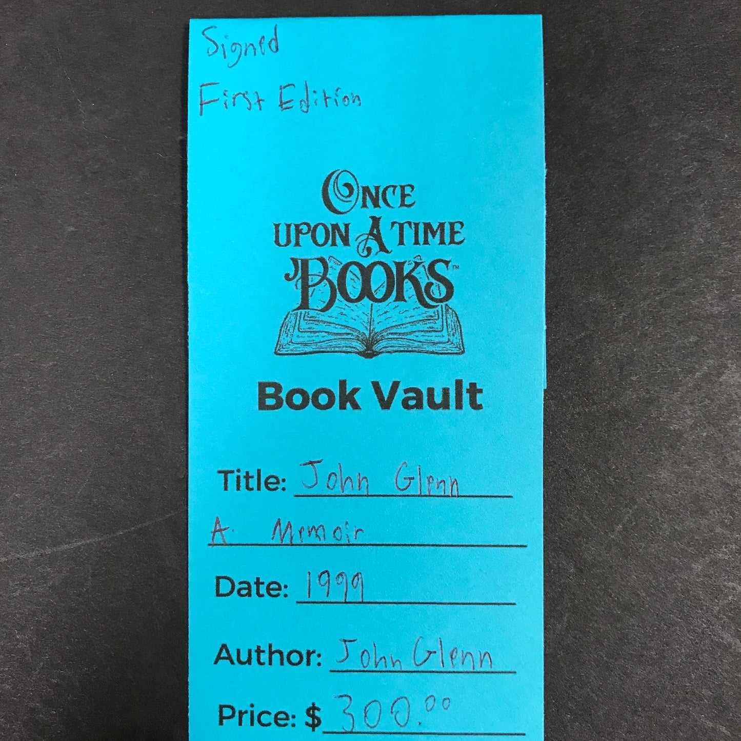 John Glenn A Memoir - John Glenn - Signed - 1st Edition - 1999