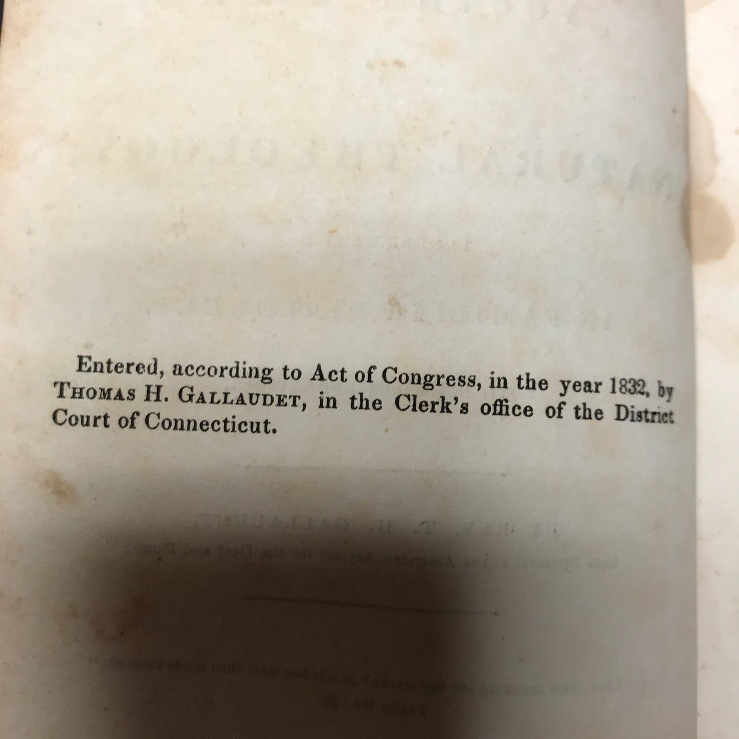 Youth's Book on Natural Theory - Rev. T. H. Gallaudet - Probable 1st - 1837