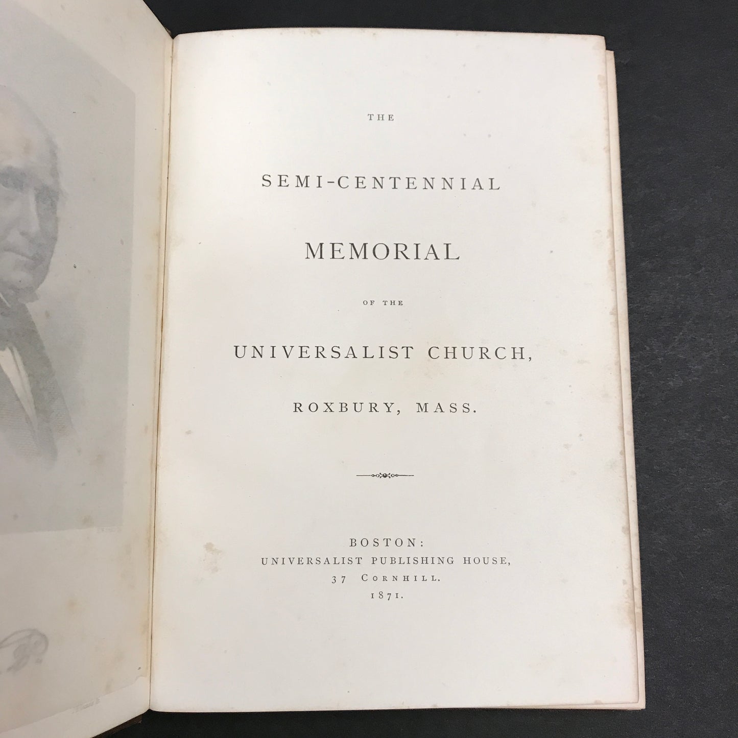 Semi-Centennial Memorial - Adoniram Patterson - 1871
