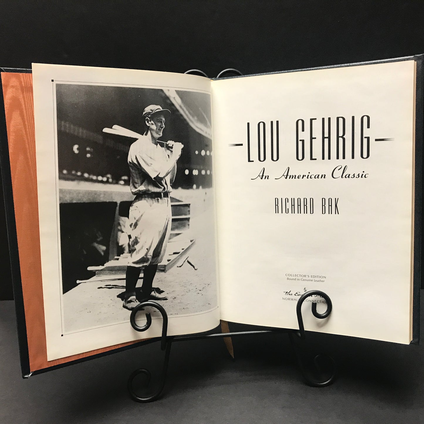 Lou Gehrig: An American Classic - Richard Bak - Easton Press - 1995