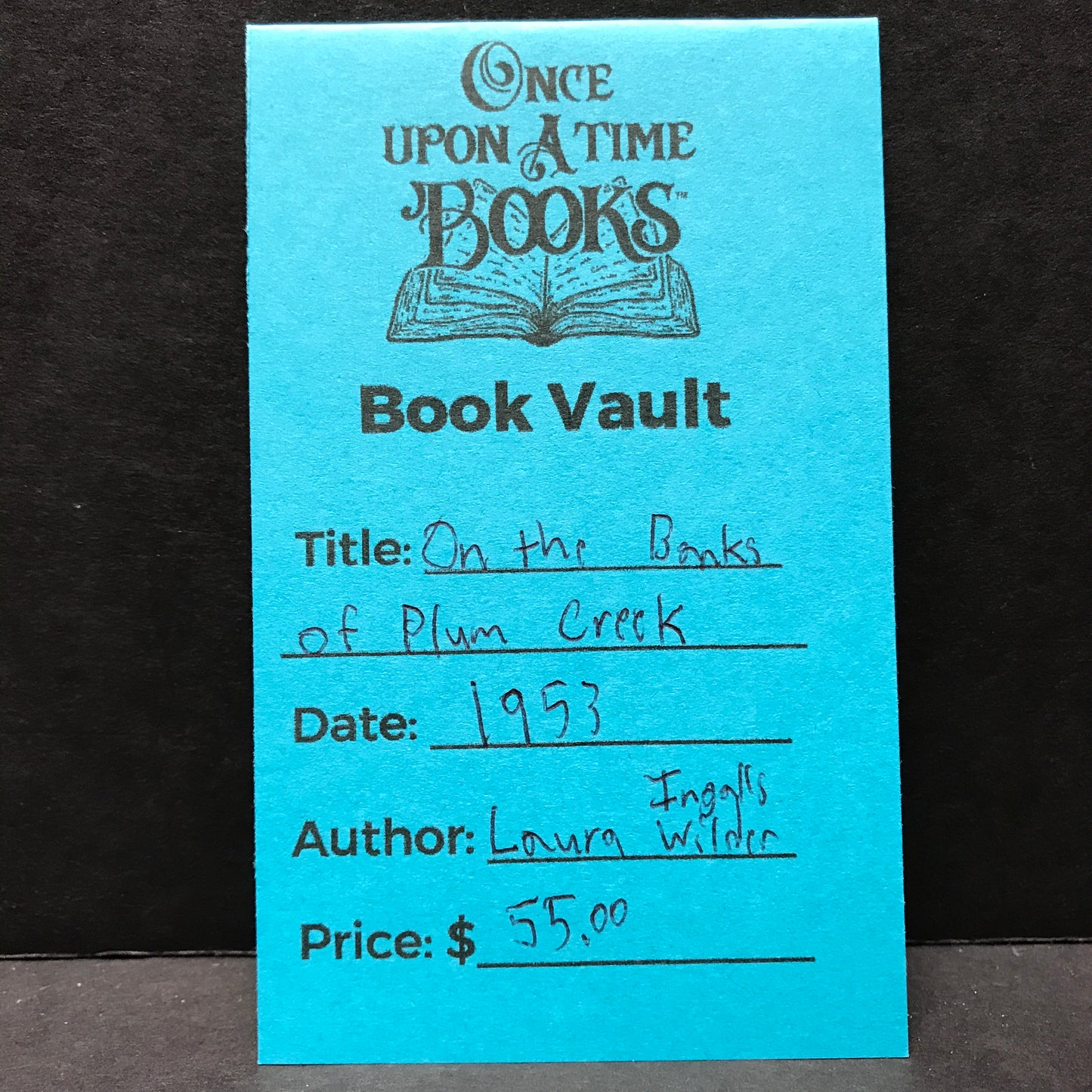 On the Banks of Plum Creek - Laura Ingalls Wilder - 1953