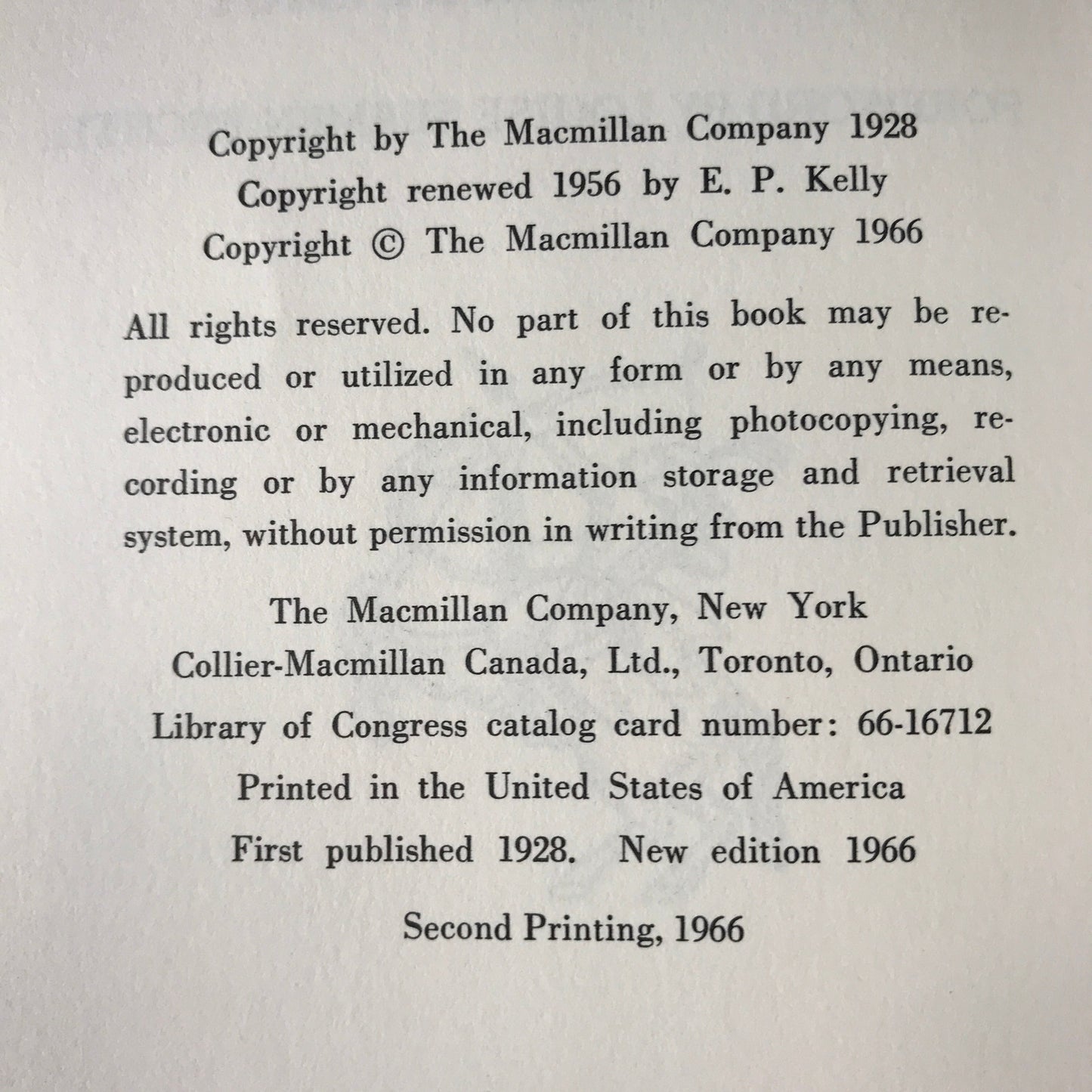 The Trumpeter of Krakow - Eric P. Kelly - 2nd Printing - 1966