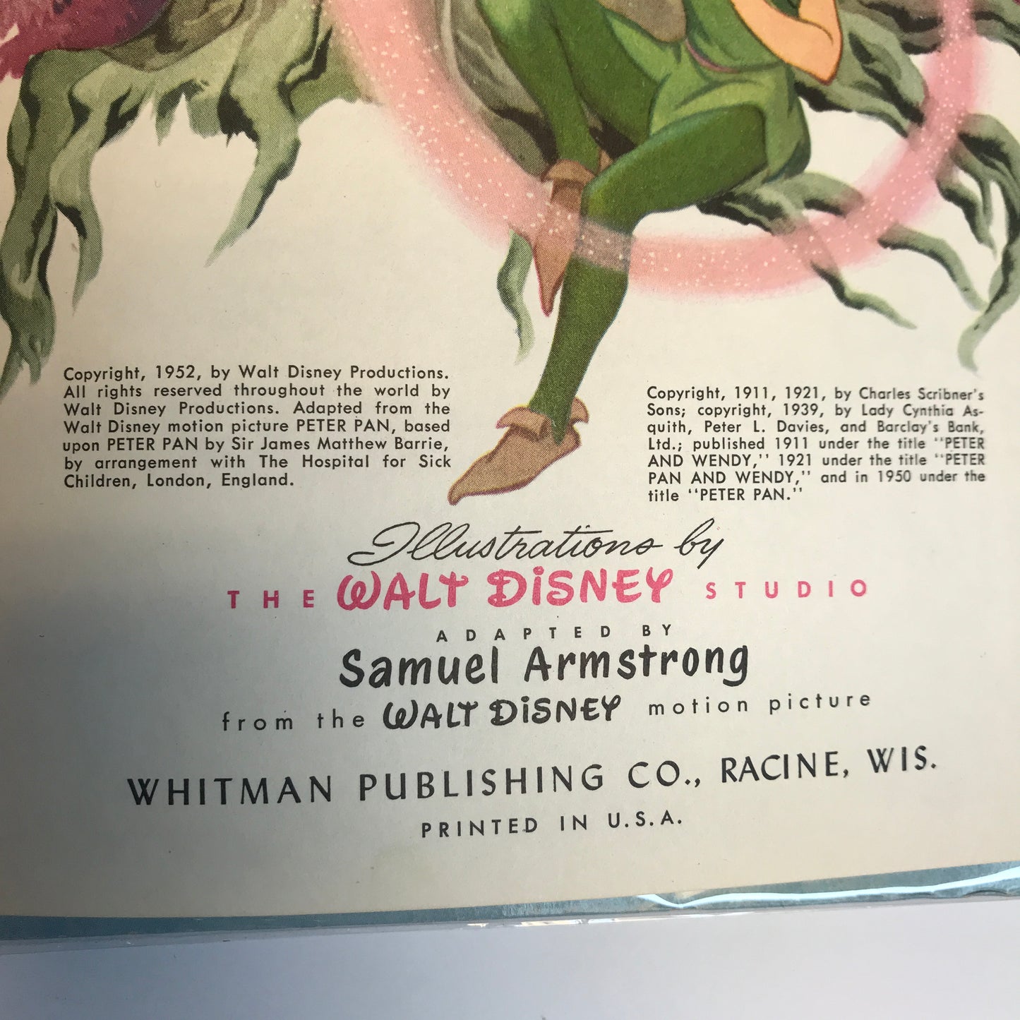 Walt Disney's Peter Pan - Disney - 1952 - Adapted by Samuel Armstrong