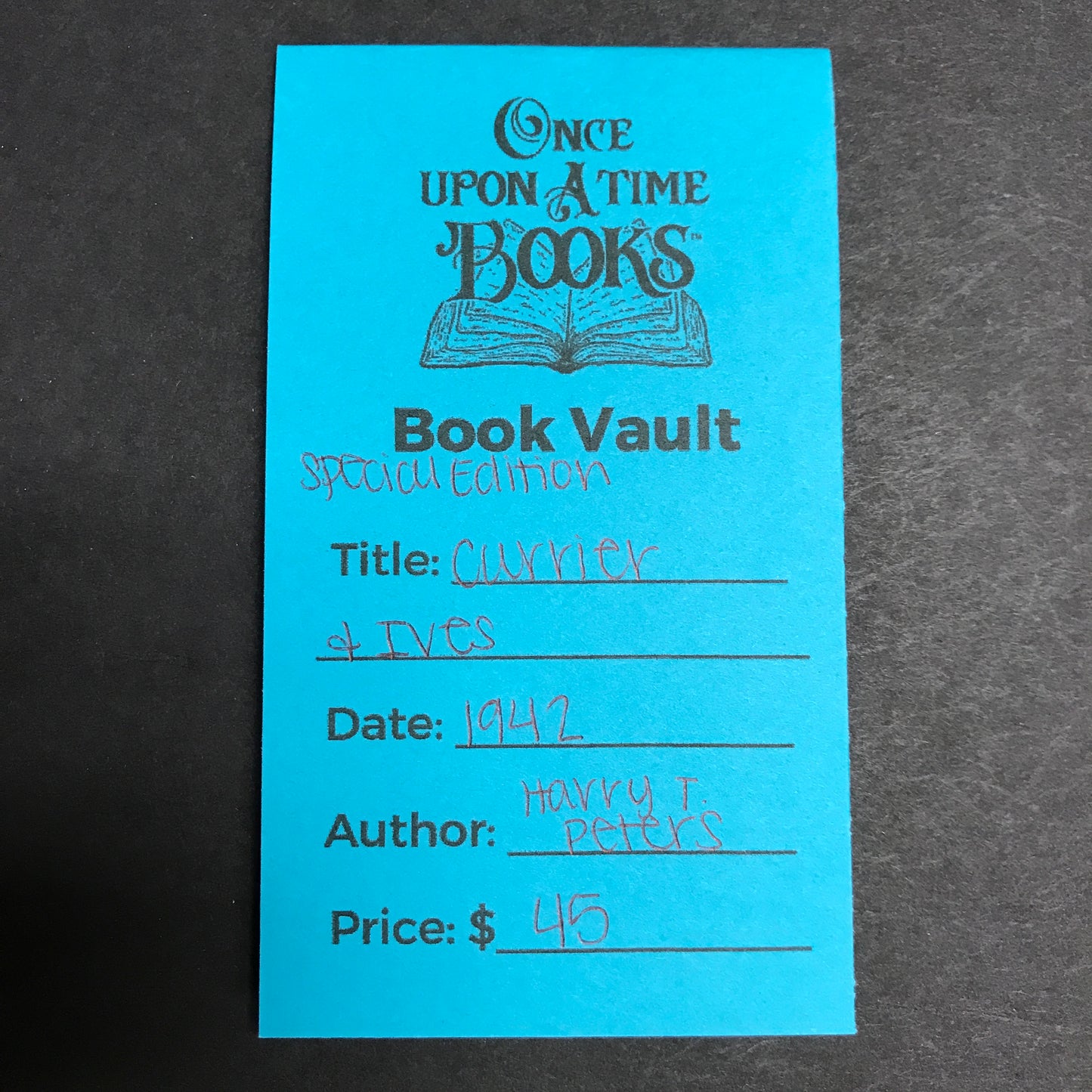 Currier and Ives - Harry T. Peters - Special Edition - 1942