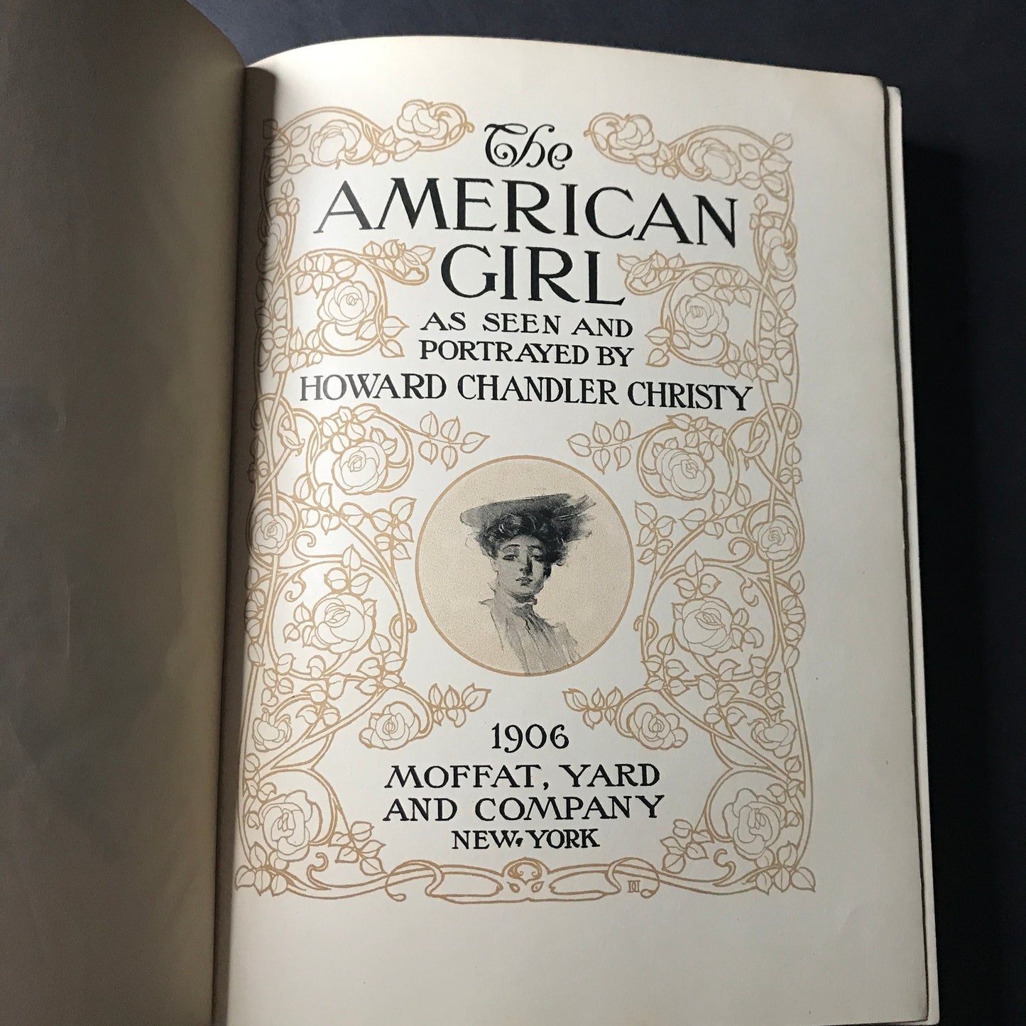 The American Girl - Howard C. Christy - 1906 - First Edition - 16 Color plates